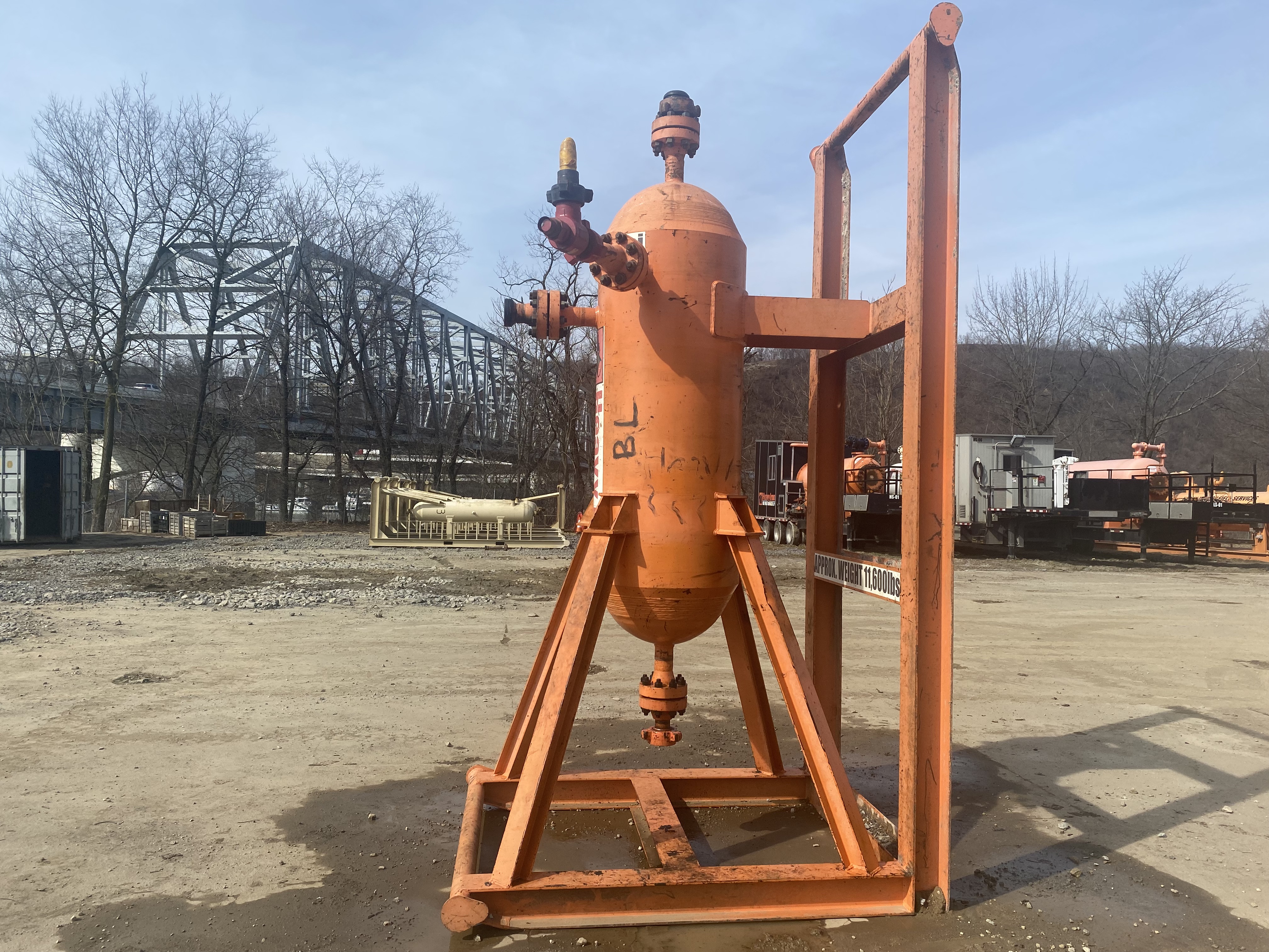 Used Sand Trap, Gravity, 28"x6', 10000#