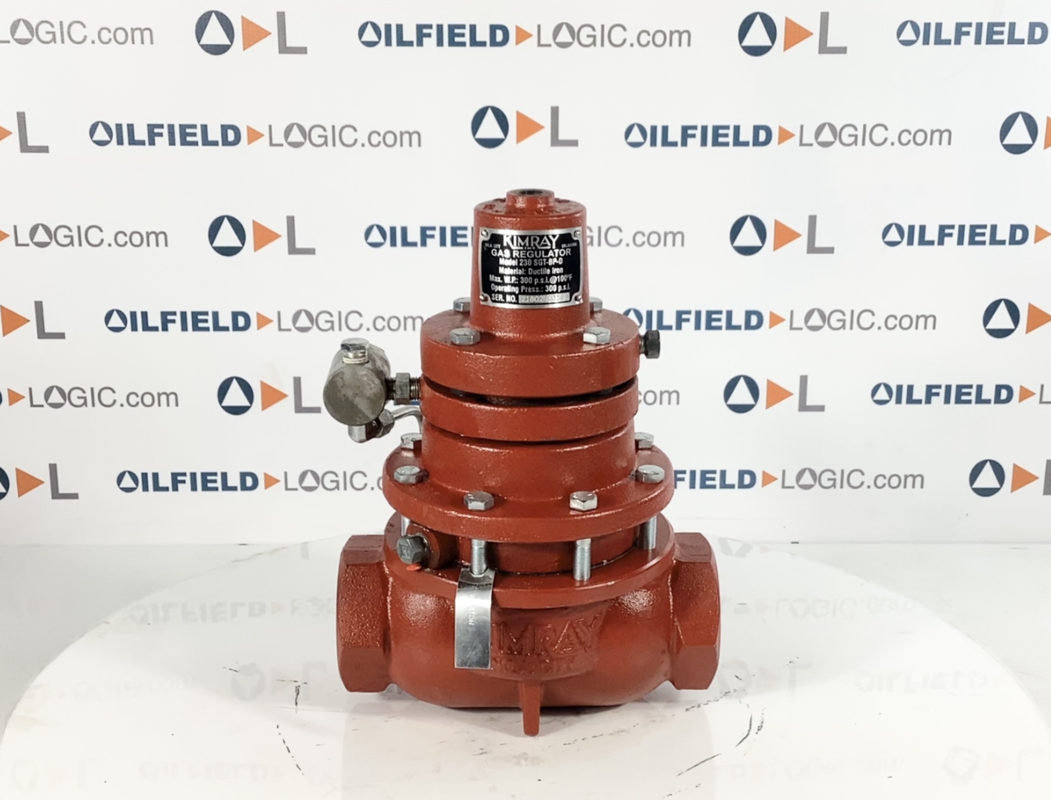 Kimray 2" Gas Regulator, 1/4" FNPT Inlet, 300# WP