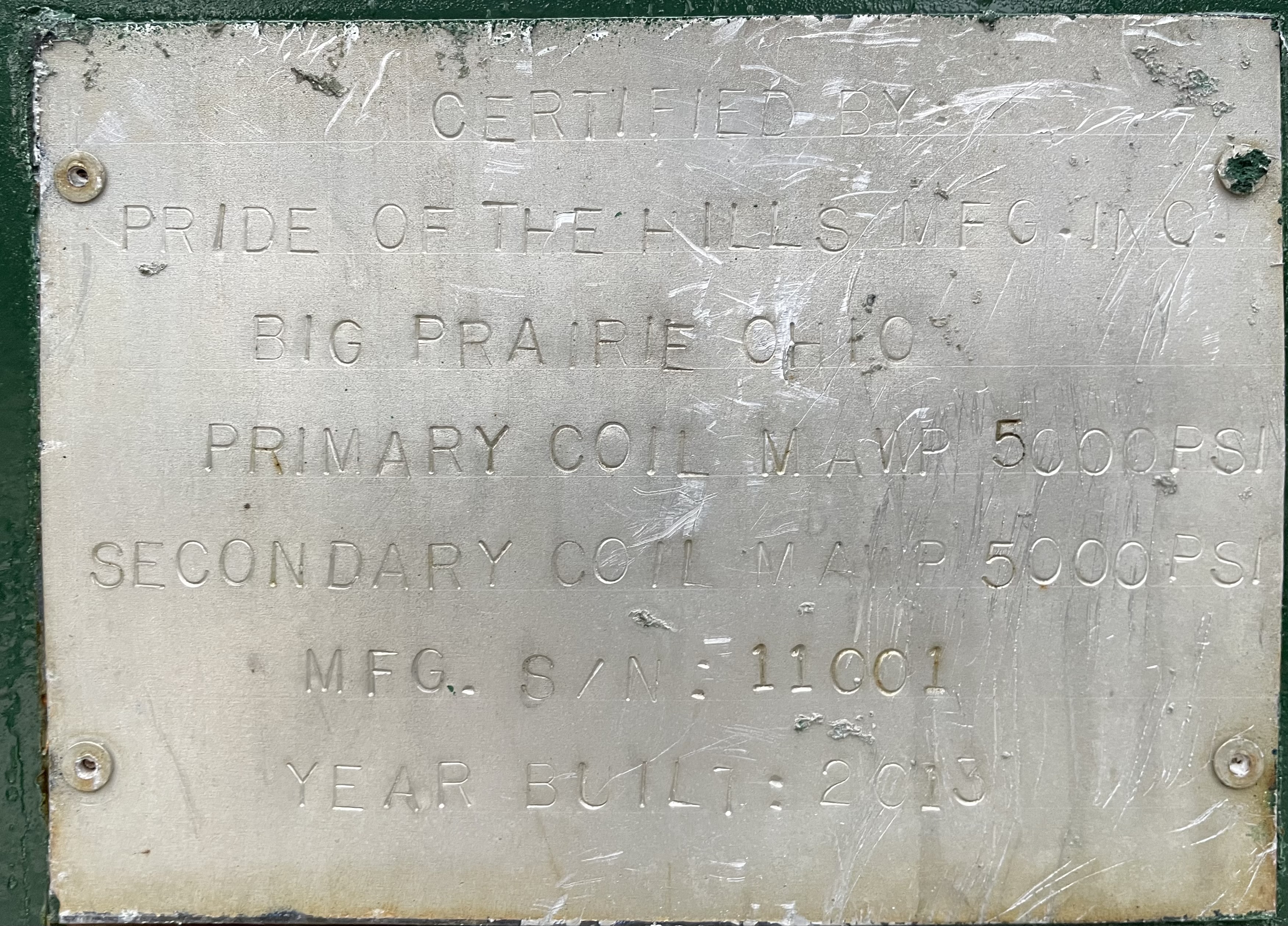 Refurbished GPU, Single, 30"x8', 1440, 1 mmbtu