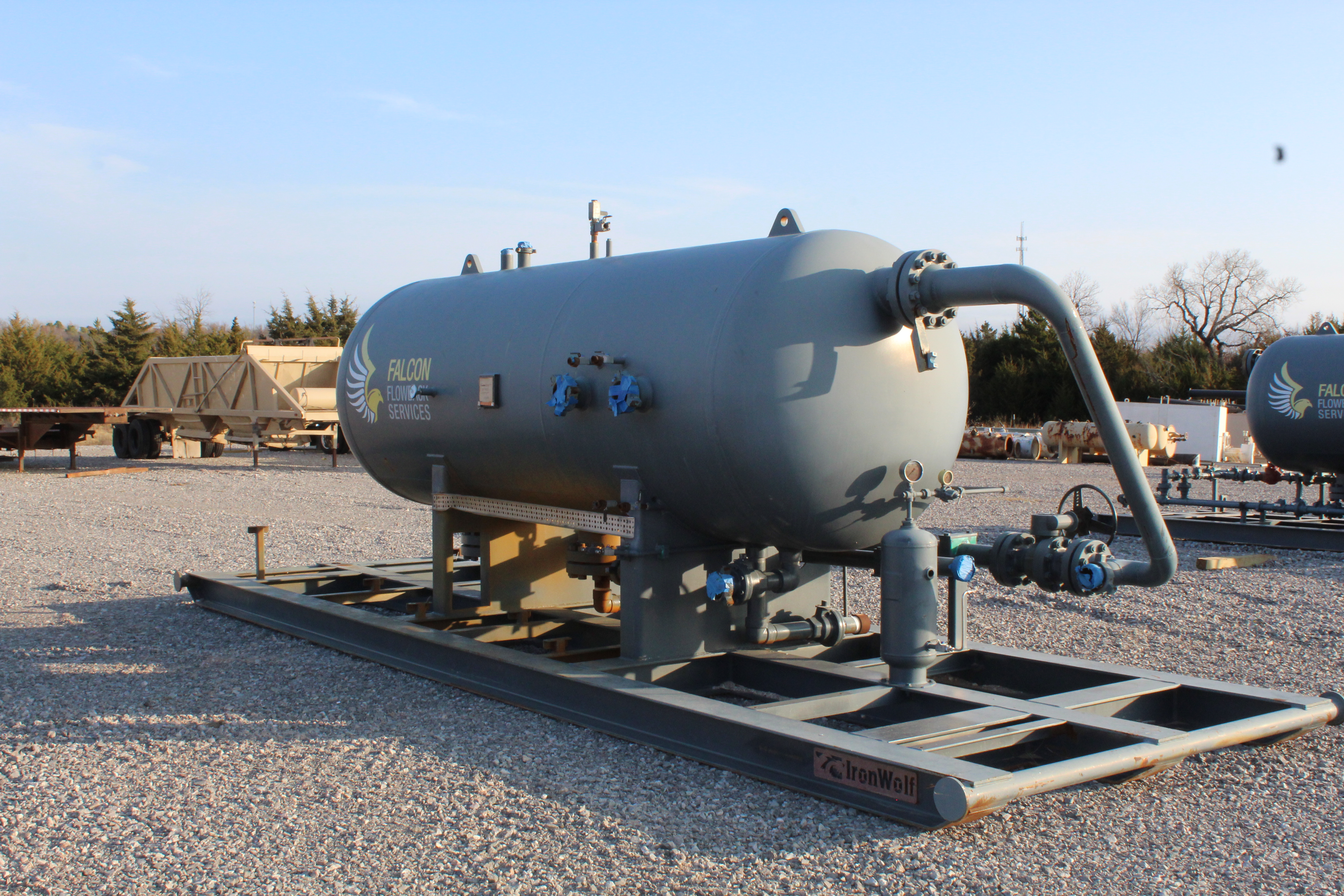 Used Separator, Horizontal, 4P, 60"x12', 750#