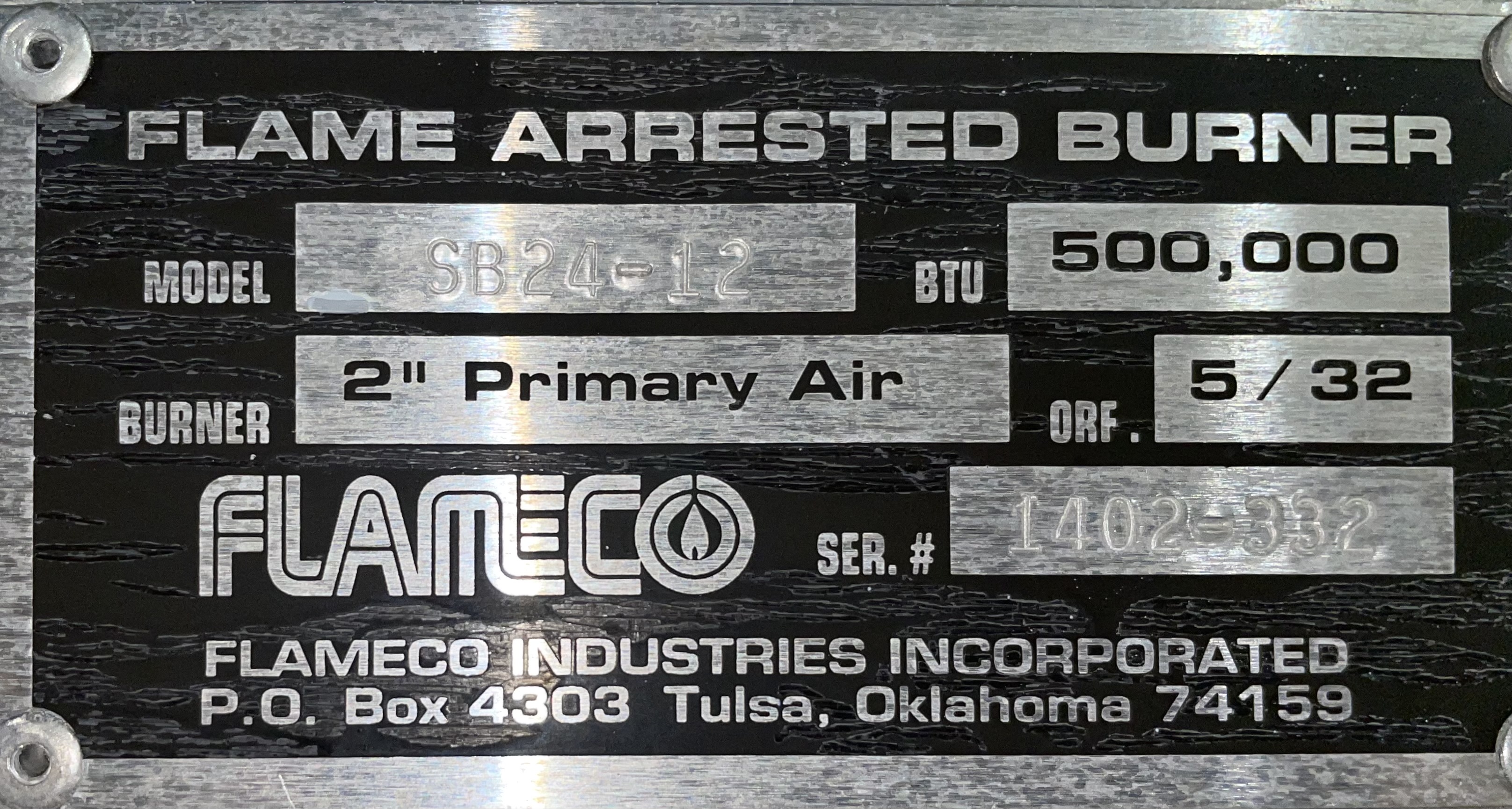 Used Dehy, Regen, 500 MBTU