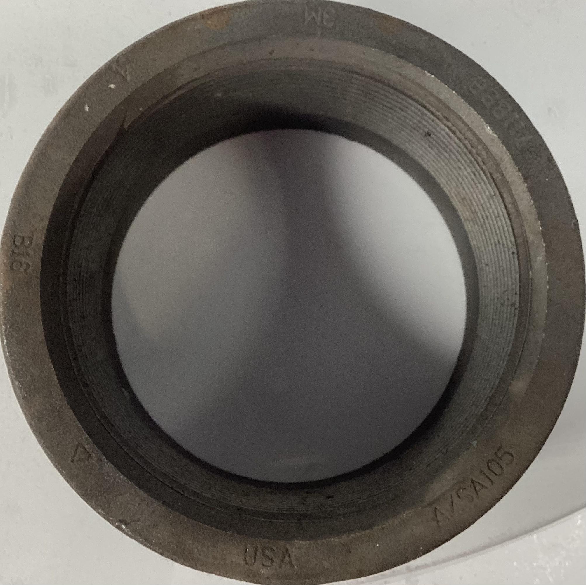 Coupling, W/THD, 4"xHalf, 3M, SA105