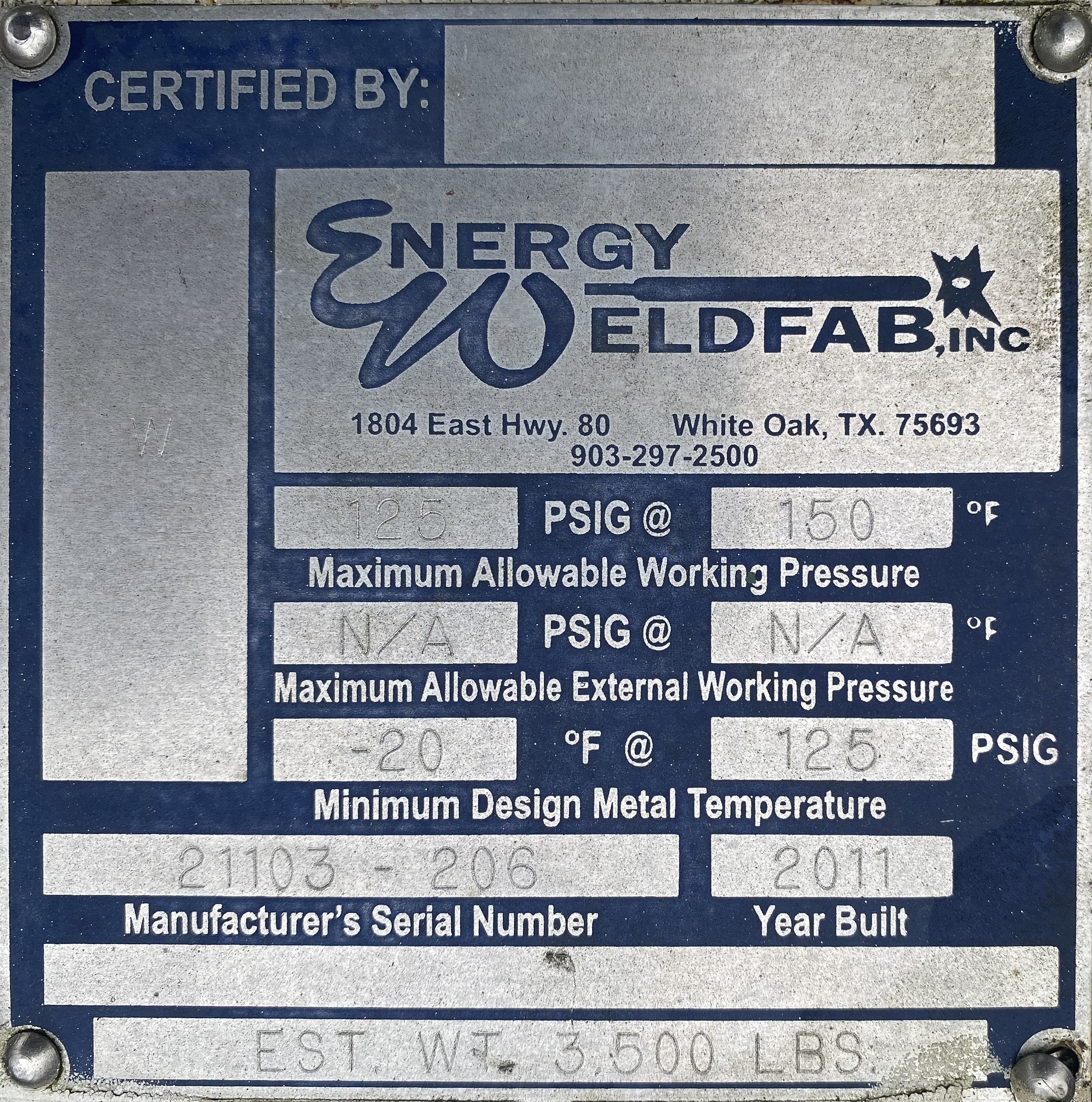 Used VRT, 30"x30', 125#