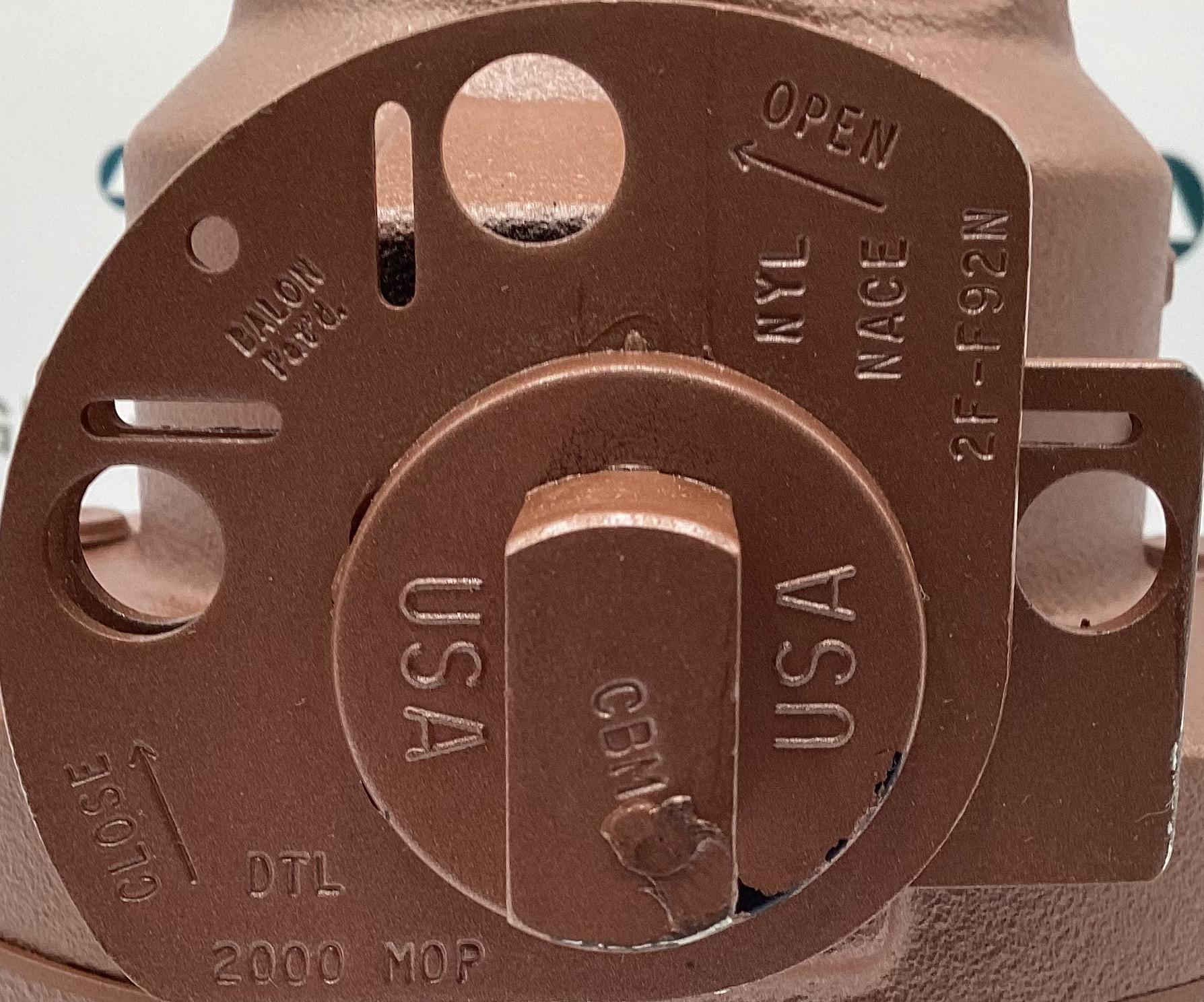 Valve, Ball, Balon, 2", FNPT, 2000#