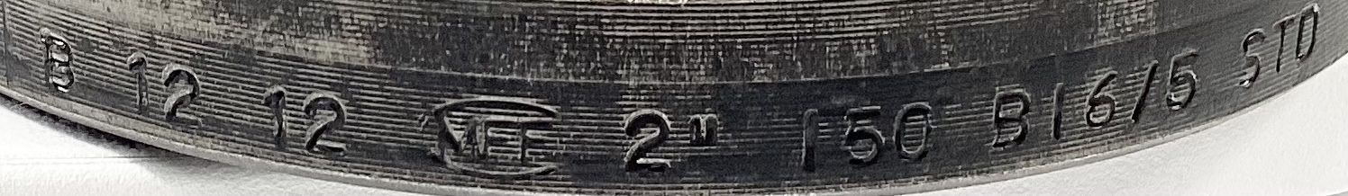 Flange, Pipe, 2", RFWN, 150, STD