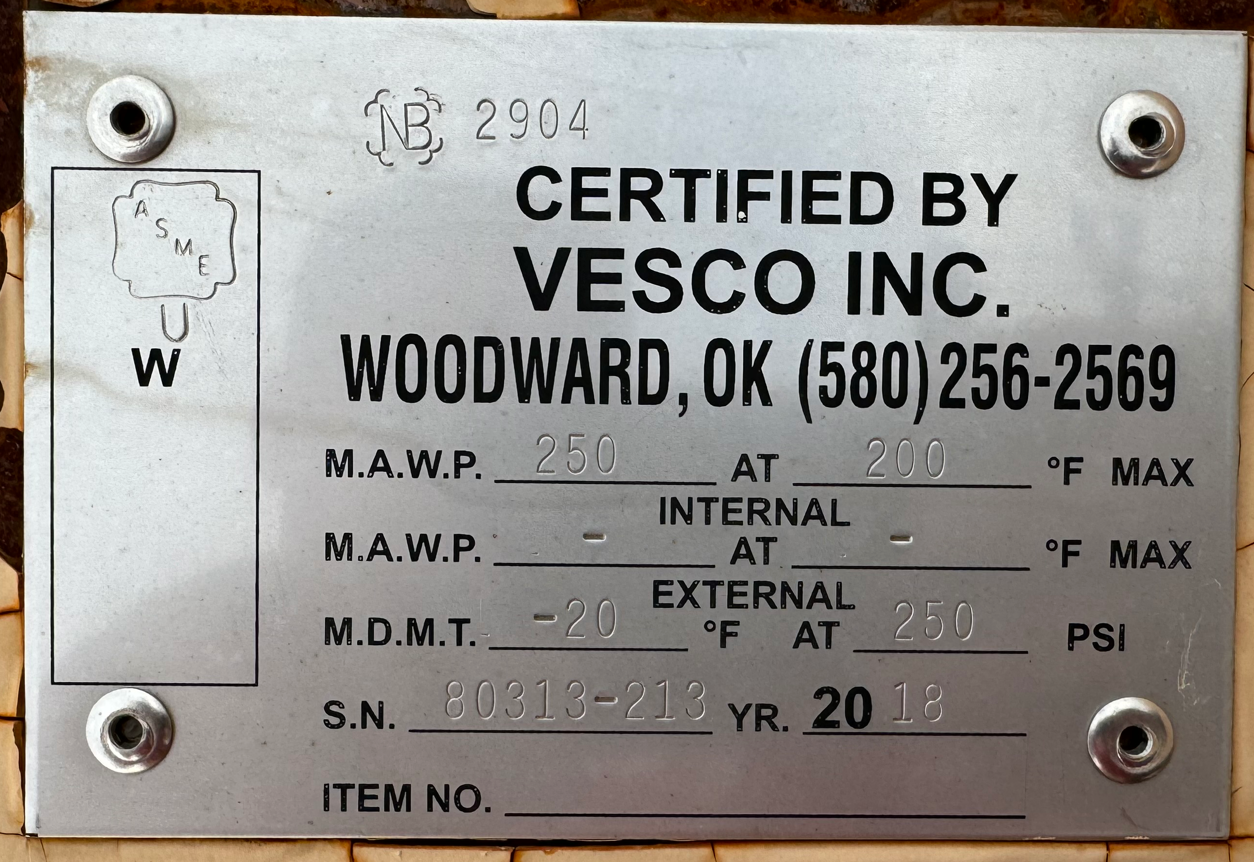 Separator, Vertical, 30"x10', 250#