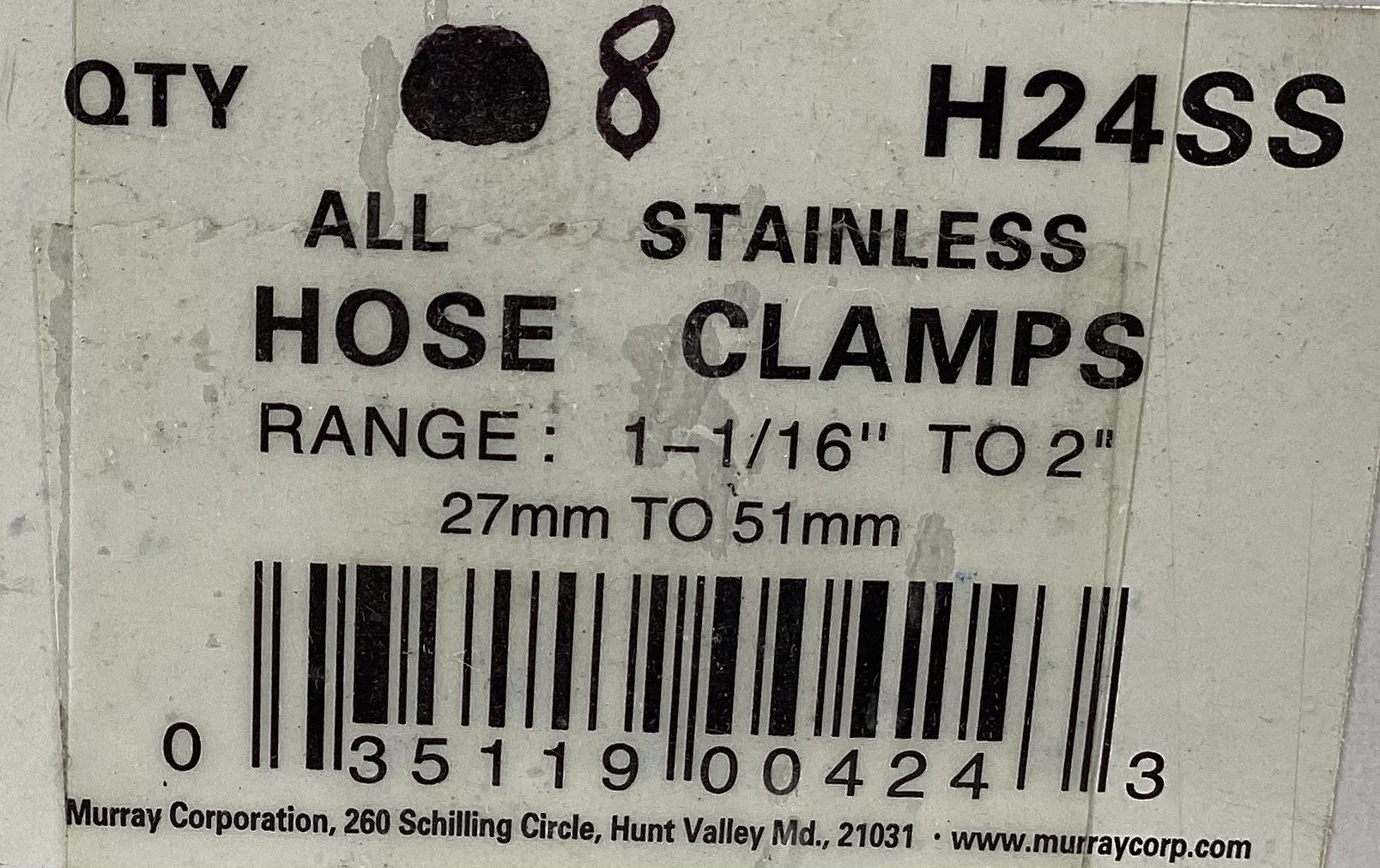 Clamp, Hose, 1-1/16"-2"