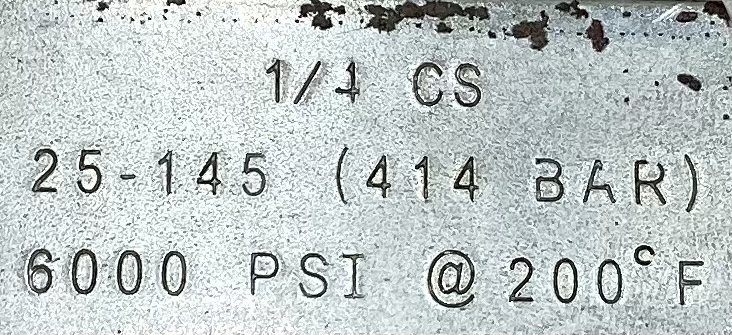 Valve, Needle, MxF, 1/4", 6000#