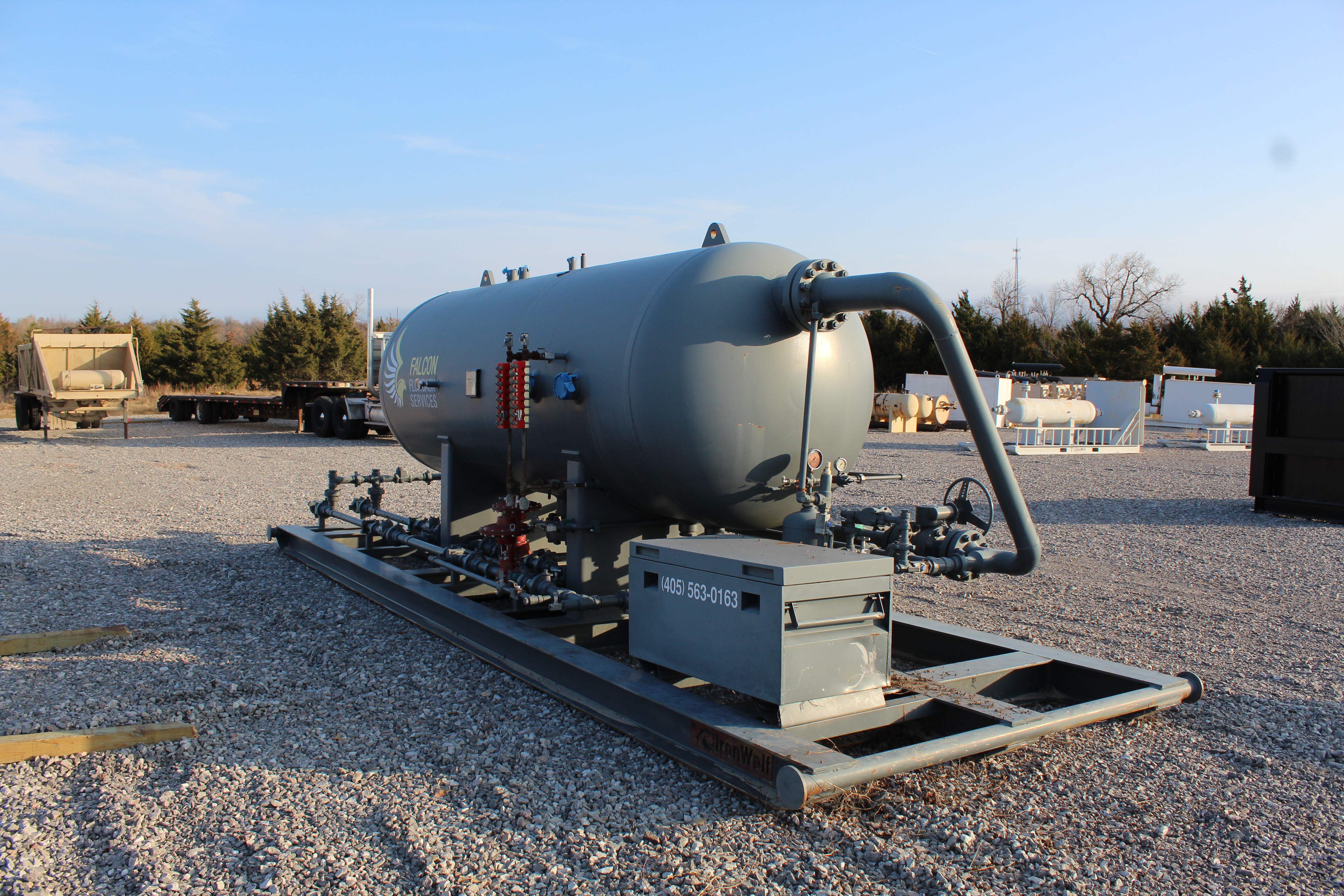 Used Separator, Horizontal, 4P, 60"x12', 750#