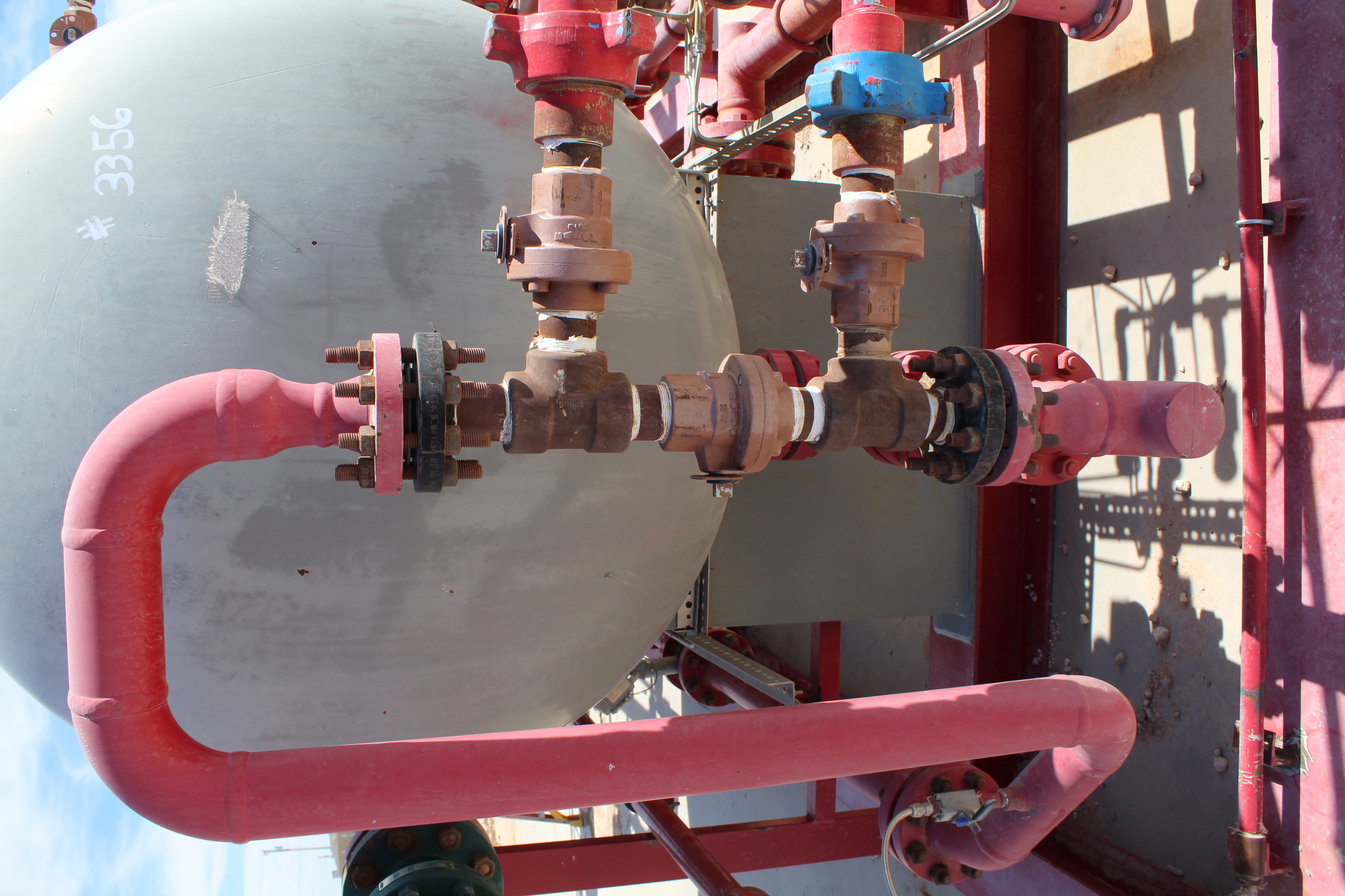 Used Separator, Horizontal, 3P, 48"x10', 1440#