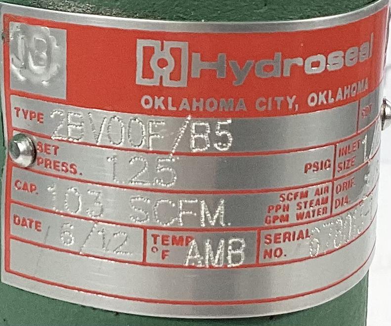 PRV, 1/2"x3/8", 125#