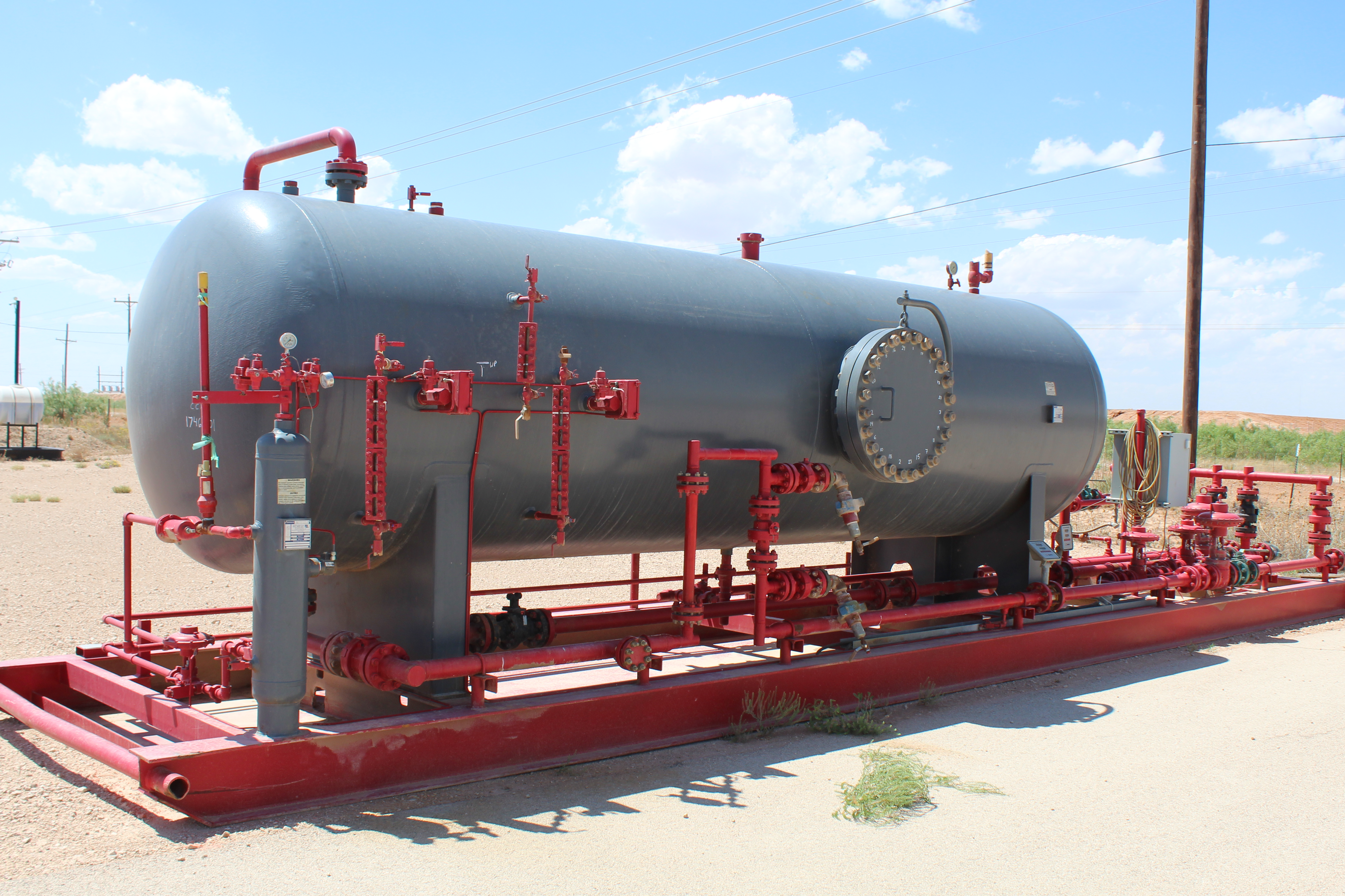 Used Separator, Horizontal, 4P, 72"x20', 500#