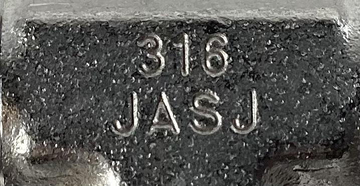 Fitting, Tube, Tee, Stainless Steel, 3/8" Tubing