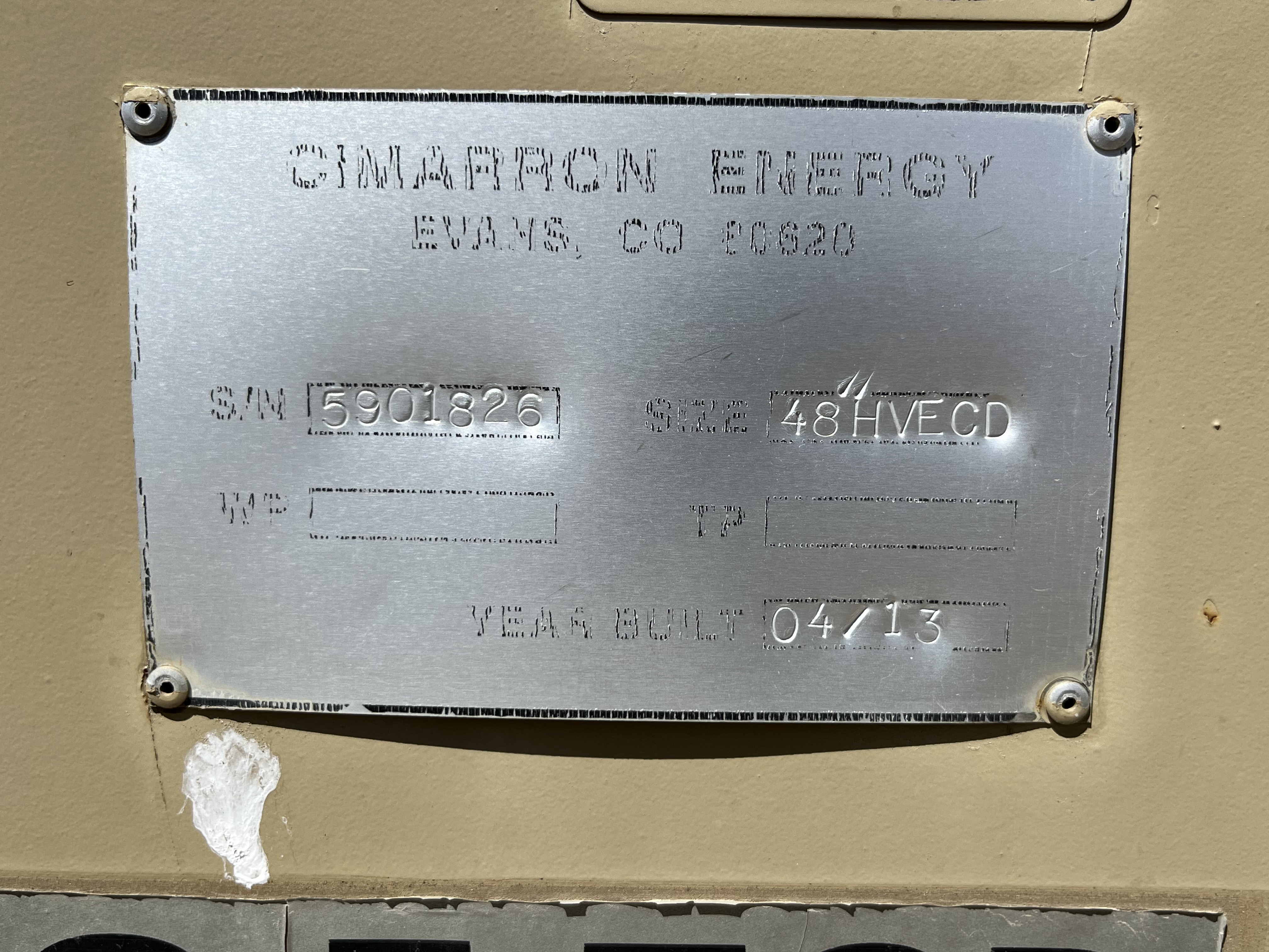 Used Combustor, 48", 11.7 MMBtu/hr
