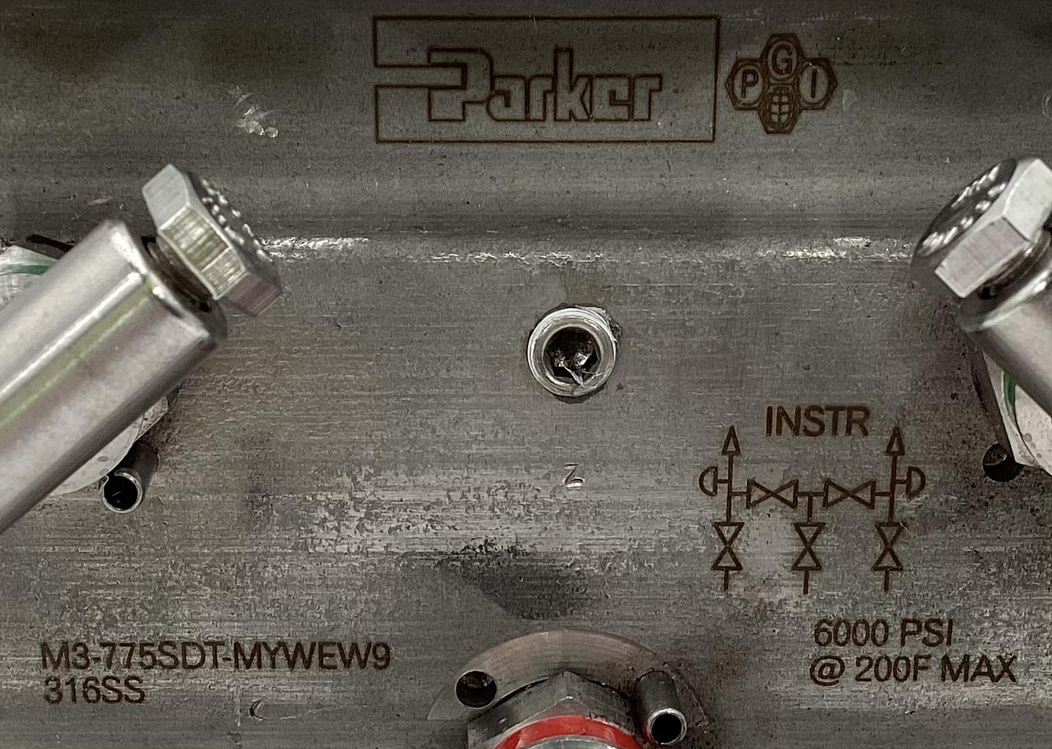 Manifold, 5-Valve, 3/8", 1440#