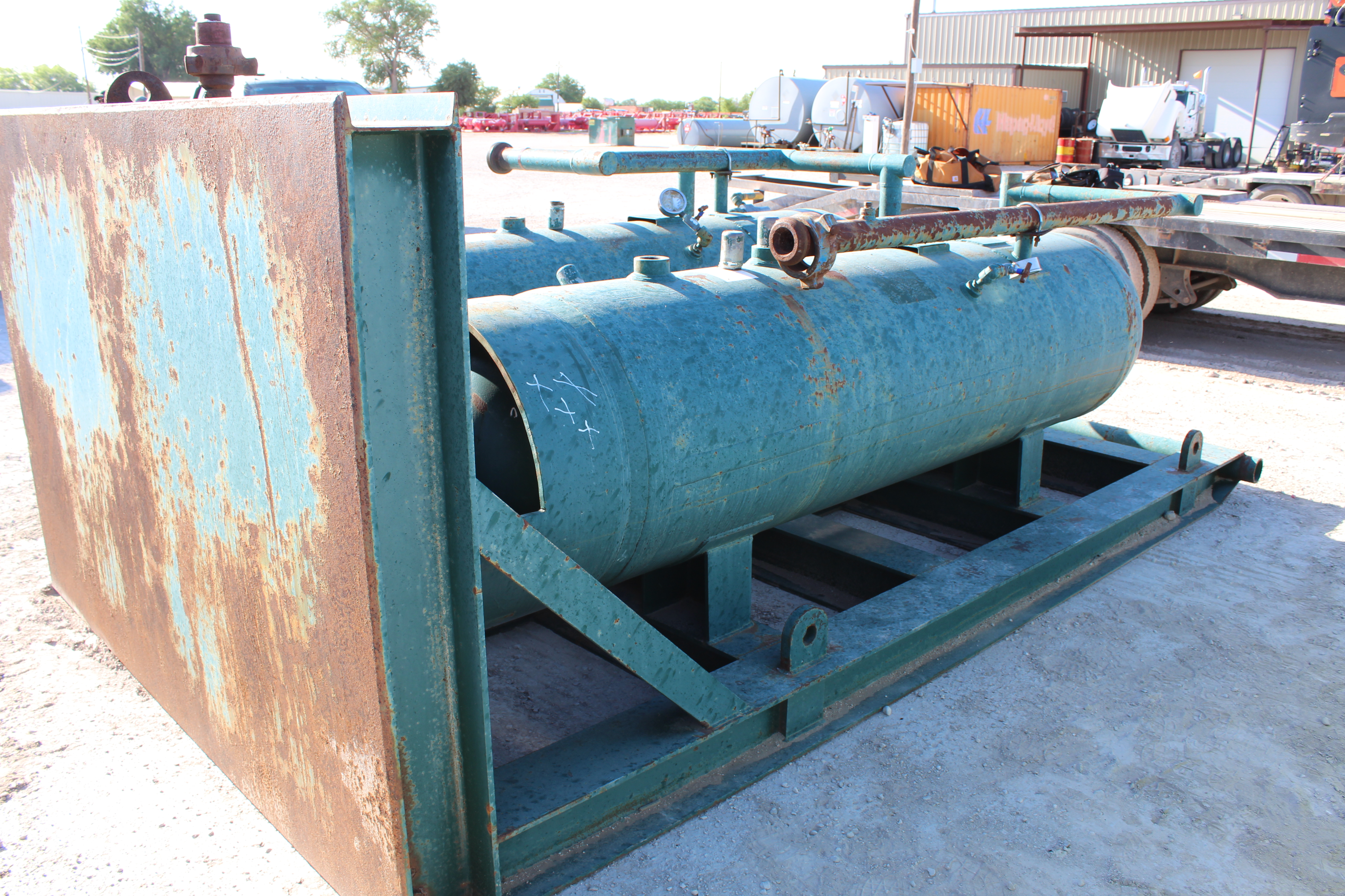 Used Sand Trap, Double, Gravity, 30"x8', 3000#