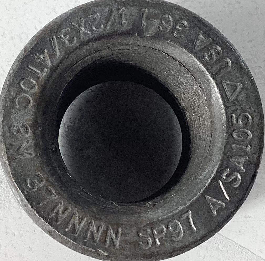 Threadolet, WxTHD, 36"-1 1/2"x3/4", FNPT, 3M , SA105