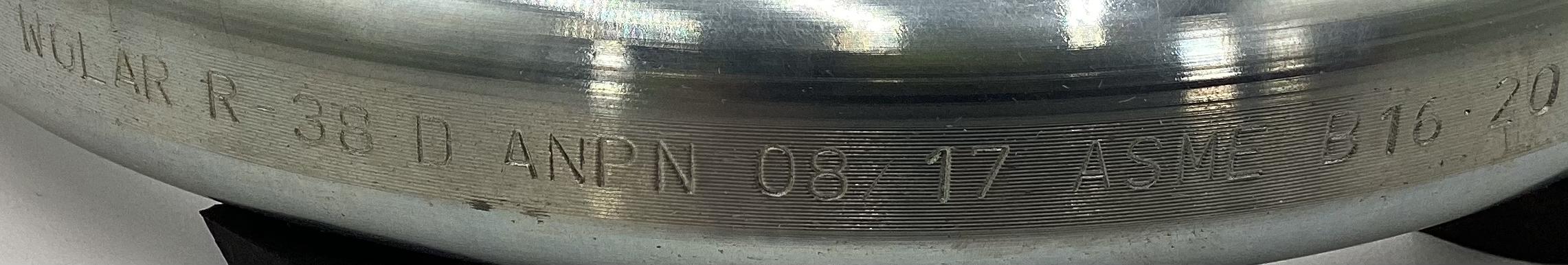 Gasket, Ring Joint, 4", 2500#, 316SS, R38