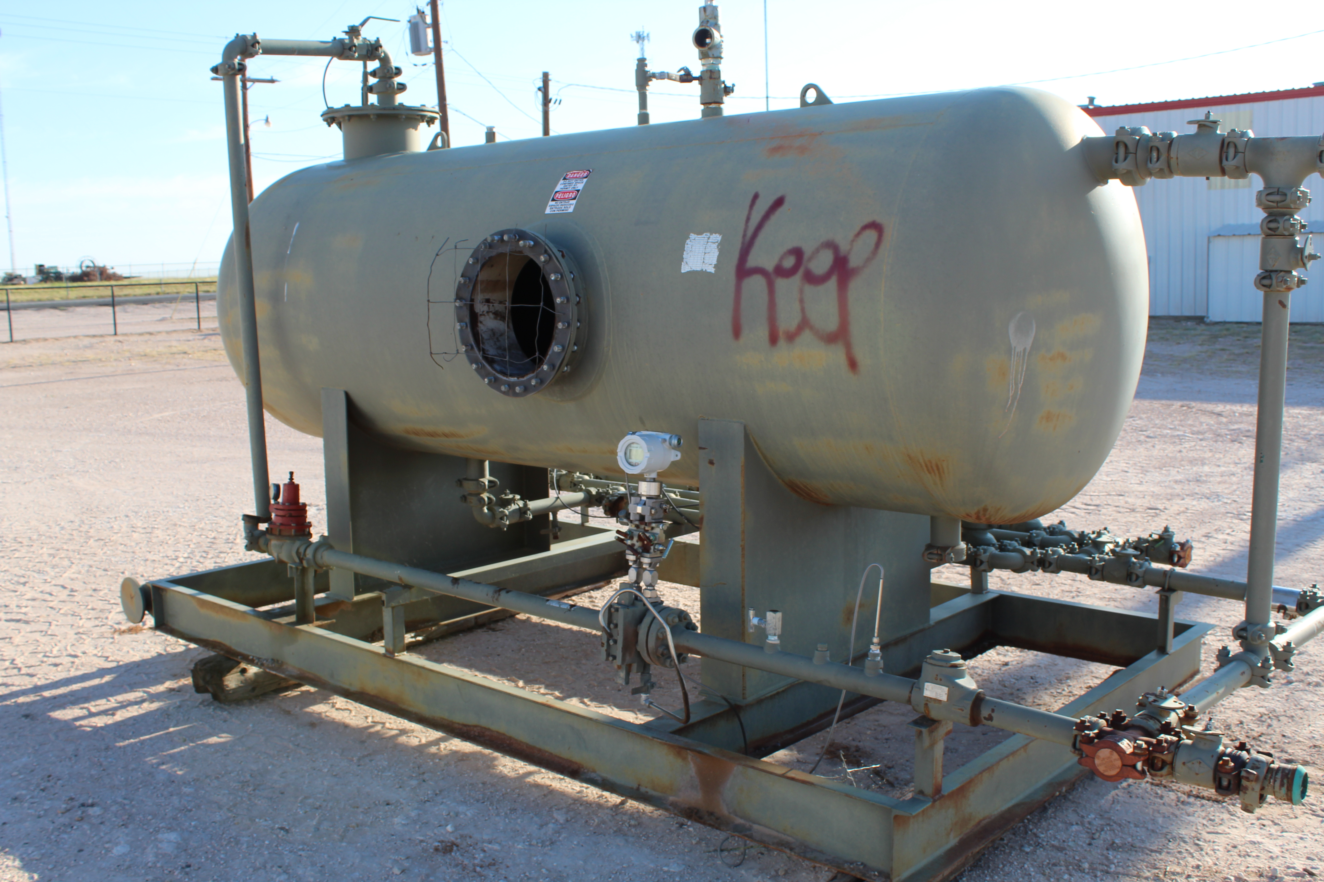 Used Separator, Horizontal, 3P, 48"x10', 250#