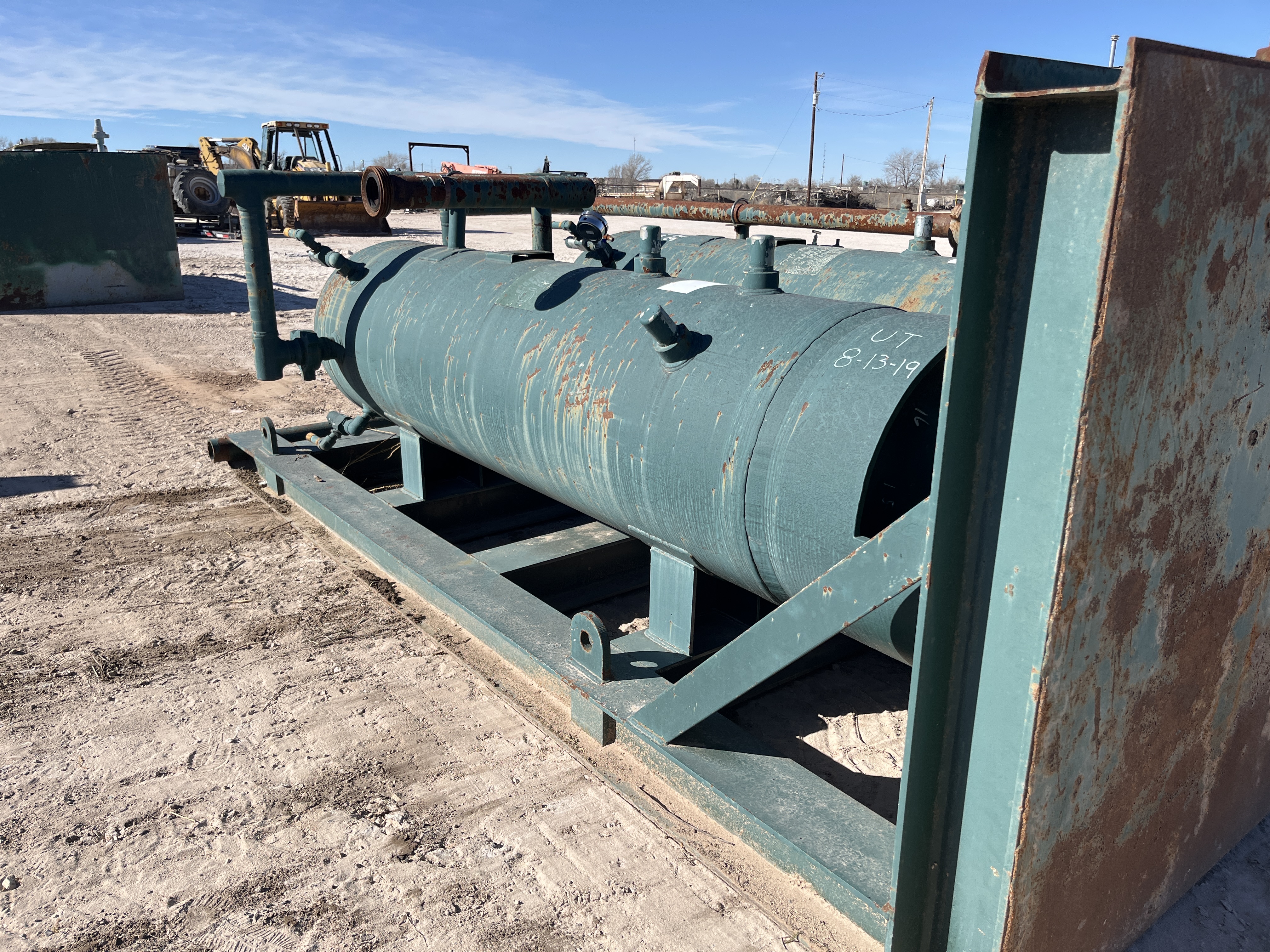 Used Sand Trap, Dual, Gravity, 30"x8', 3000#