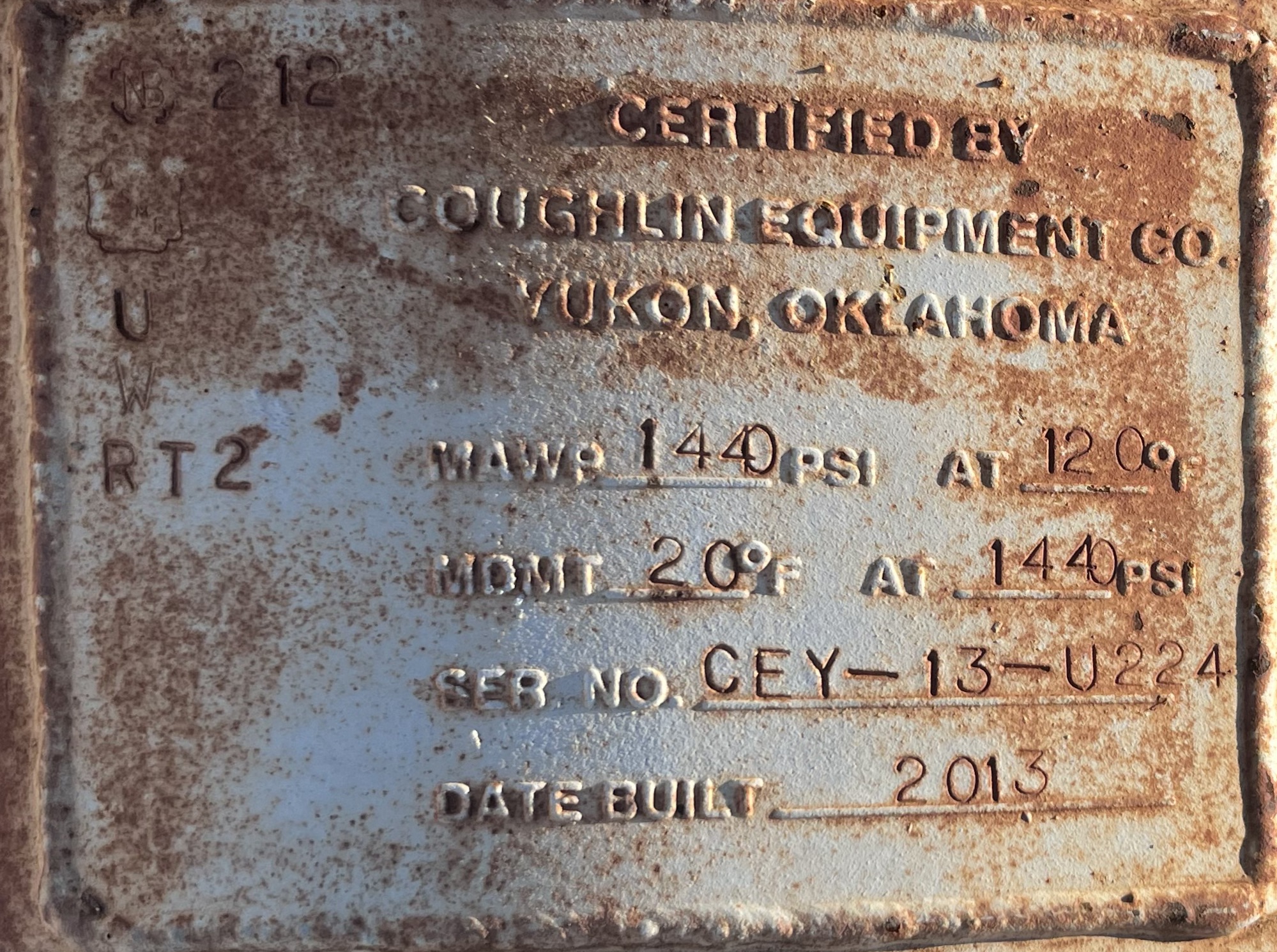 Used Separator, Vertical, 2P, 24"x10', 1440#