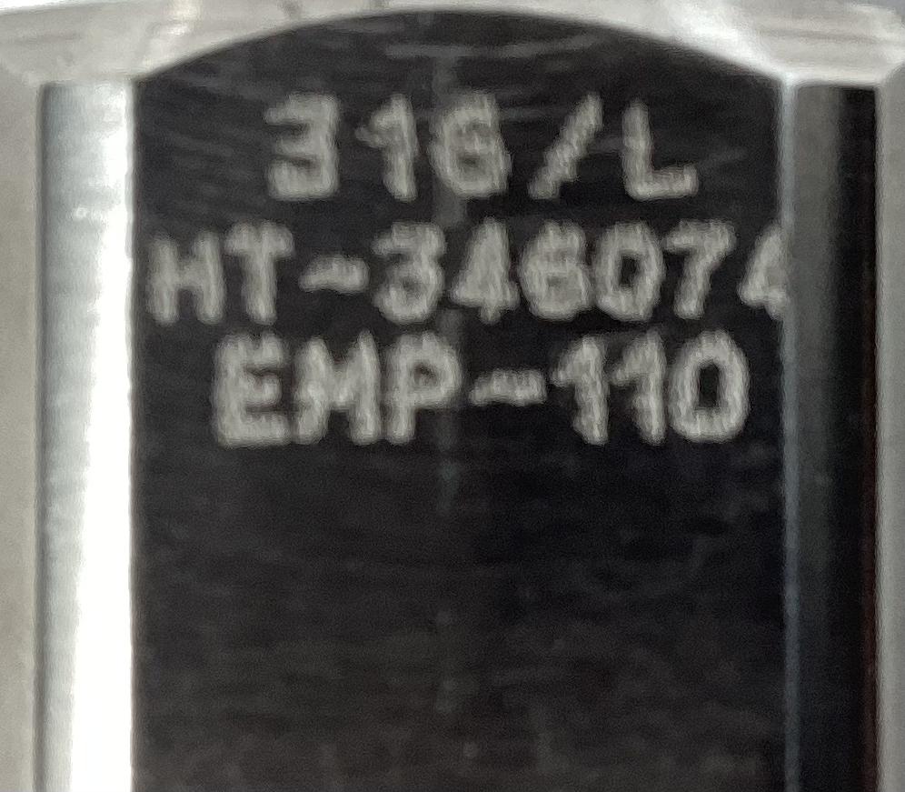 Thermowell, THD, 3/4"x3/4"x2-1/2", 316SS