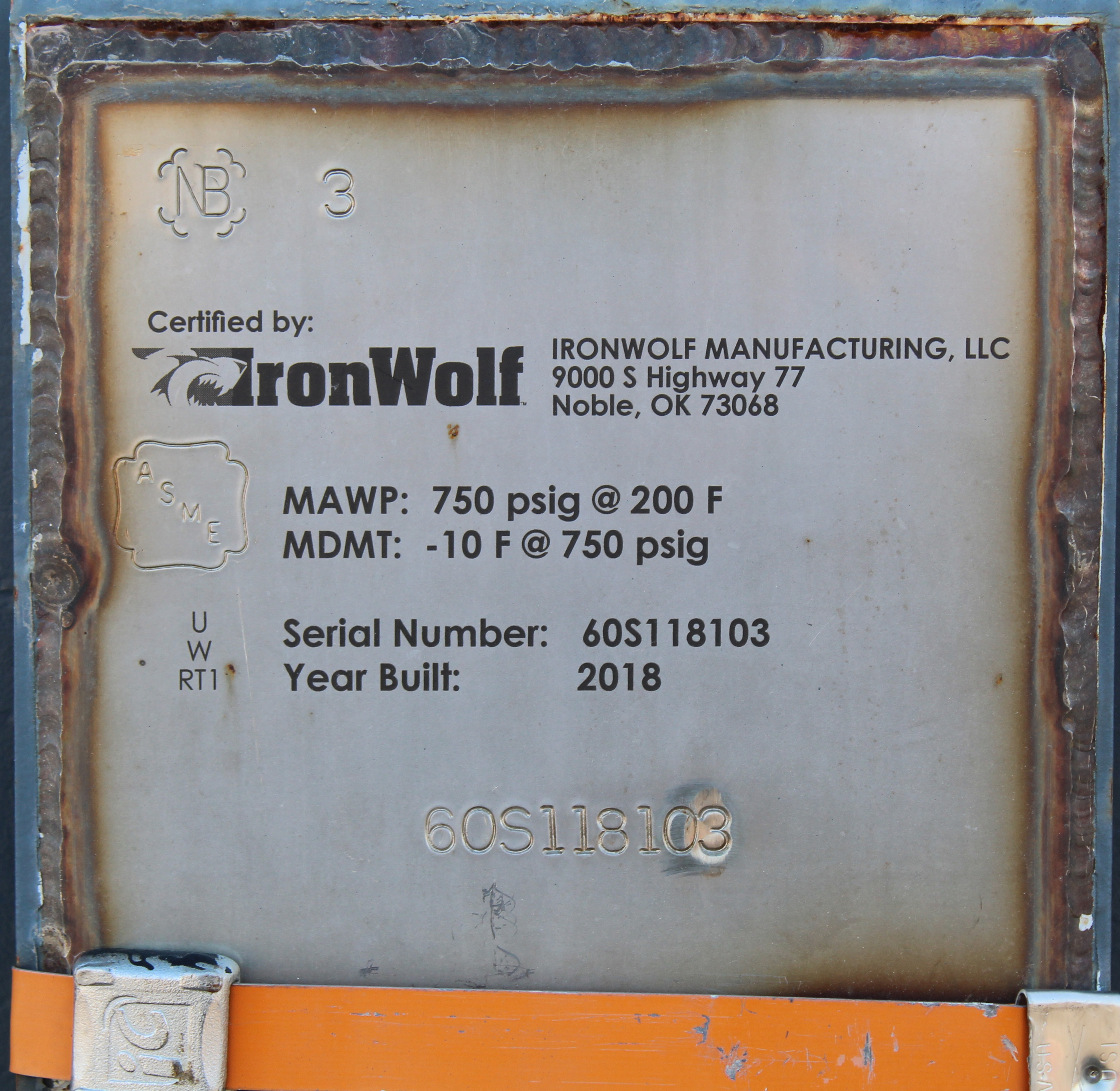 Used Separator, Horizontal, 4P, 60"x12', 750#