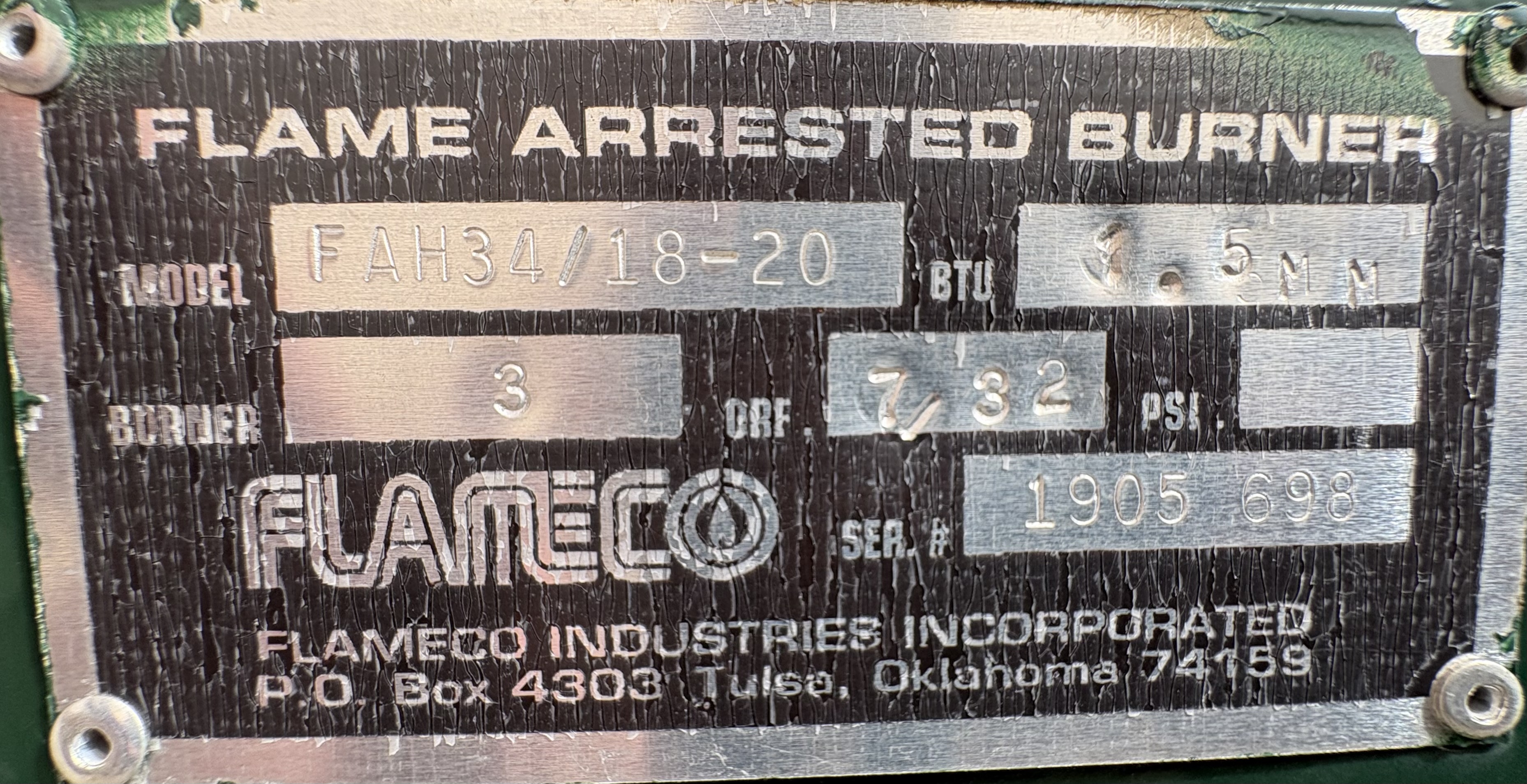 GPU, Single, 30"x8', 1440, 1.5 mmbtu