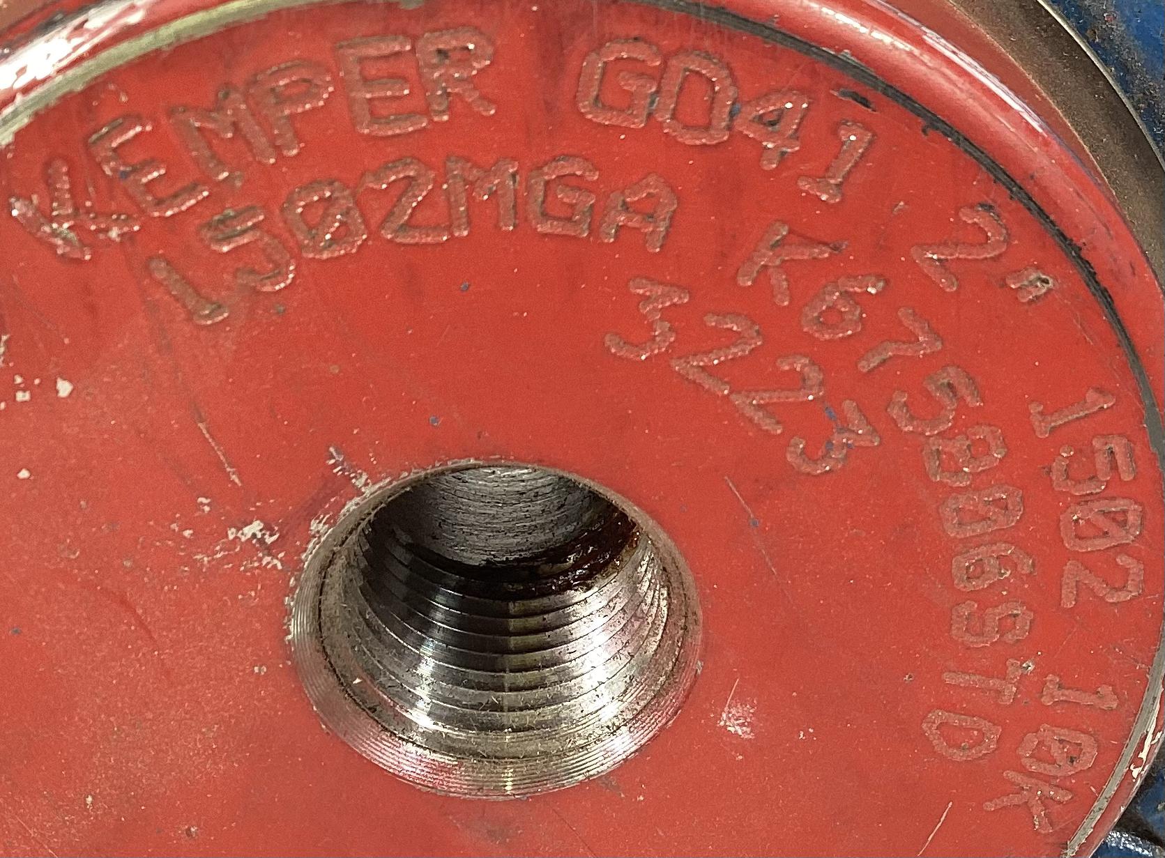 Hammer Union, 2"x1/2" Fig 1502 Bull Plug, Male Connection, 10000 CWP