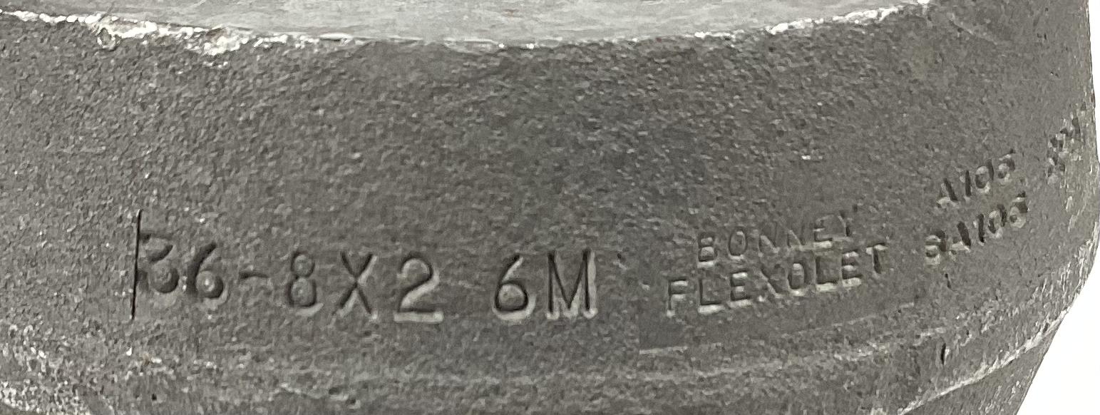 Weldolet, WxTHD, 36"-8"x2", FNPT, 6M , SA105