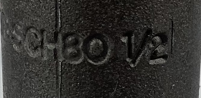 Nipple, 1/2" x 12", XH