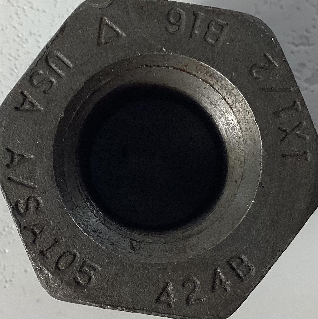 Bushing, Hex, THD, 1"x1/2", MNPT/FNPT, 6M, SA105