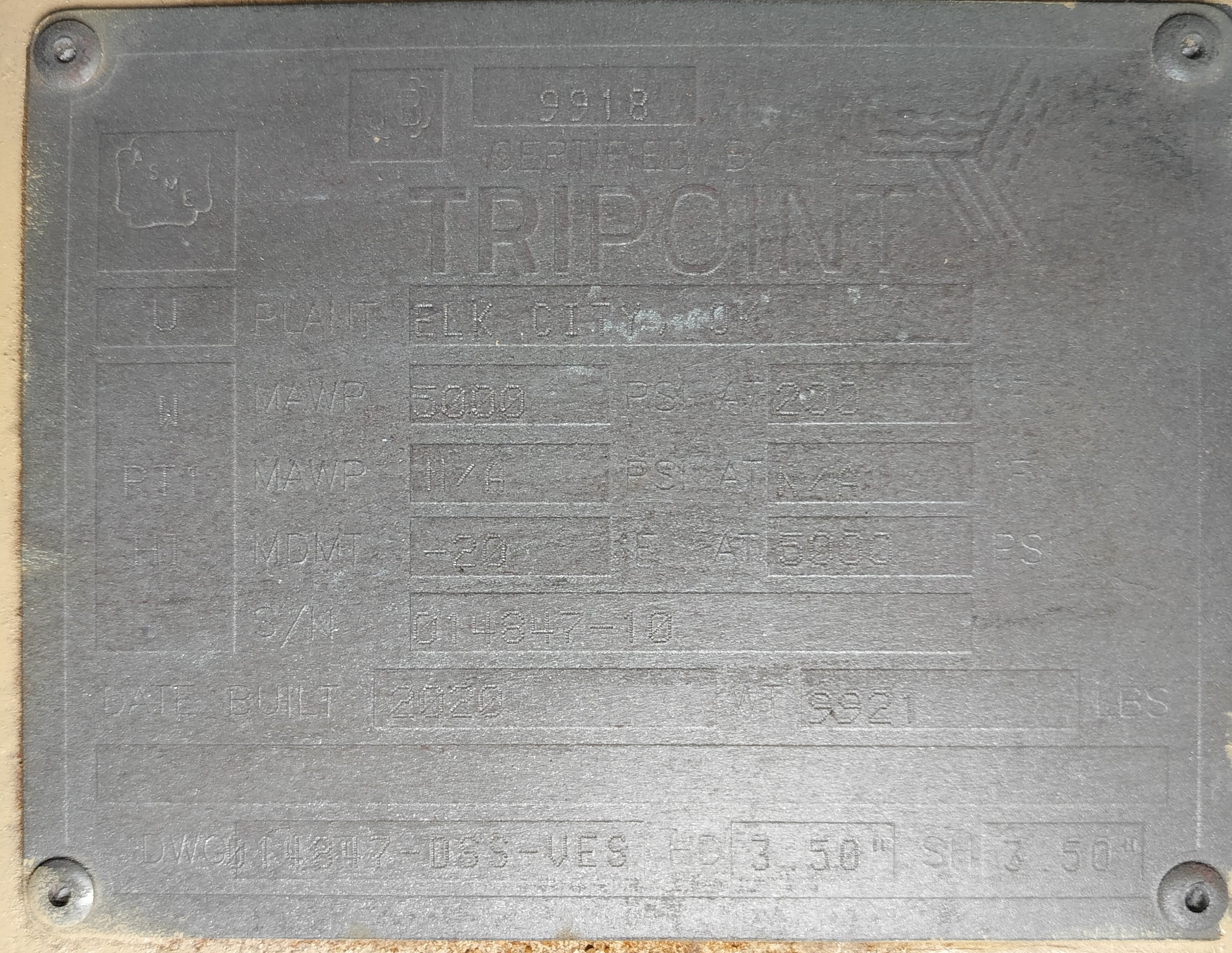 Sand Trap, Cyclonic, 28"x8', 5000#