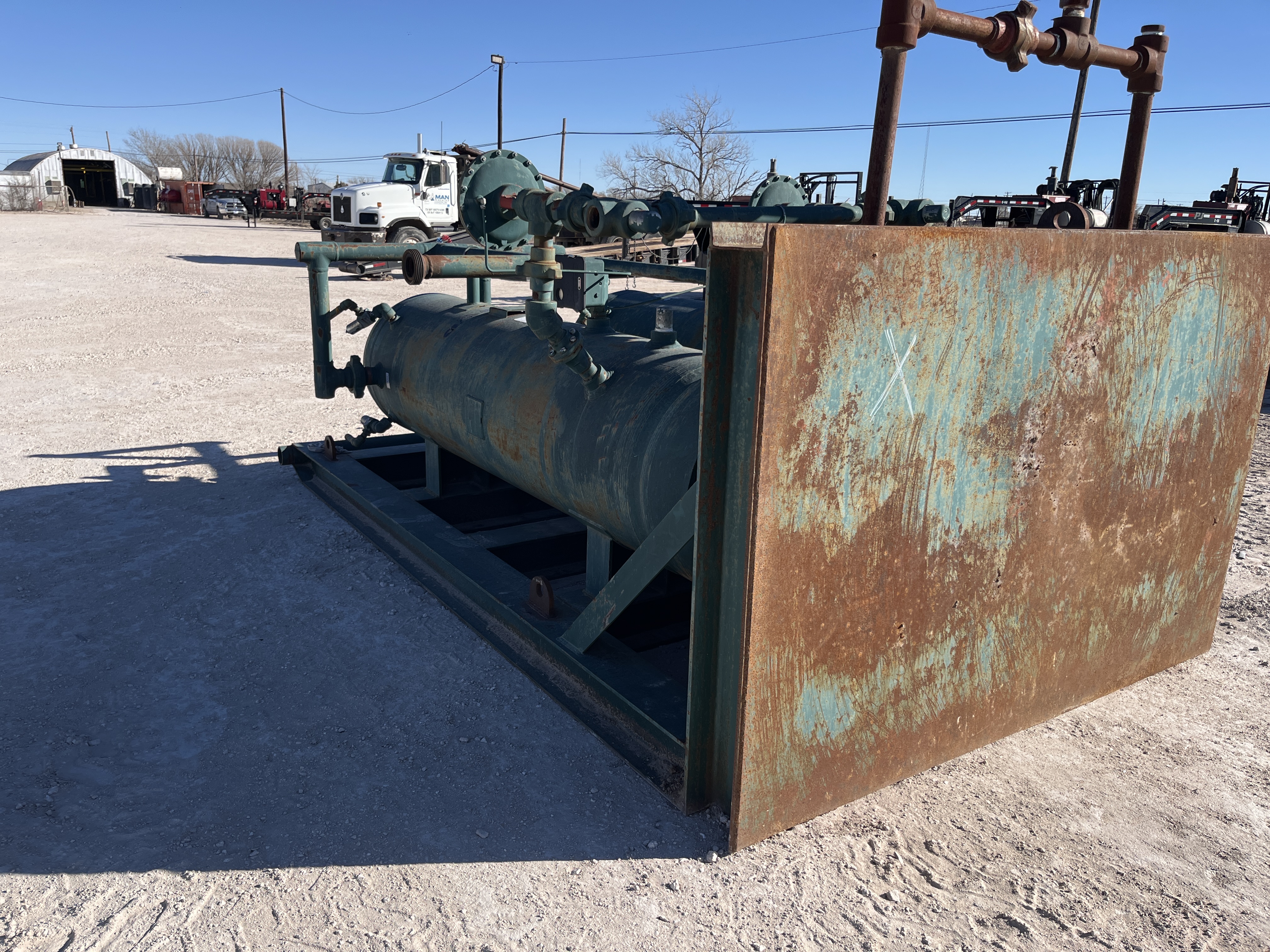 Used Sand Trap, Dual, Gravity, 30"x8', 3000#