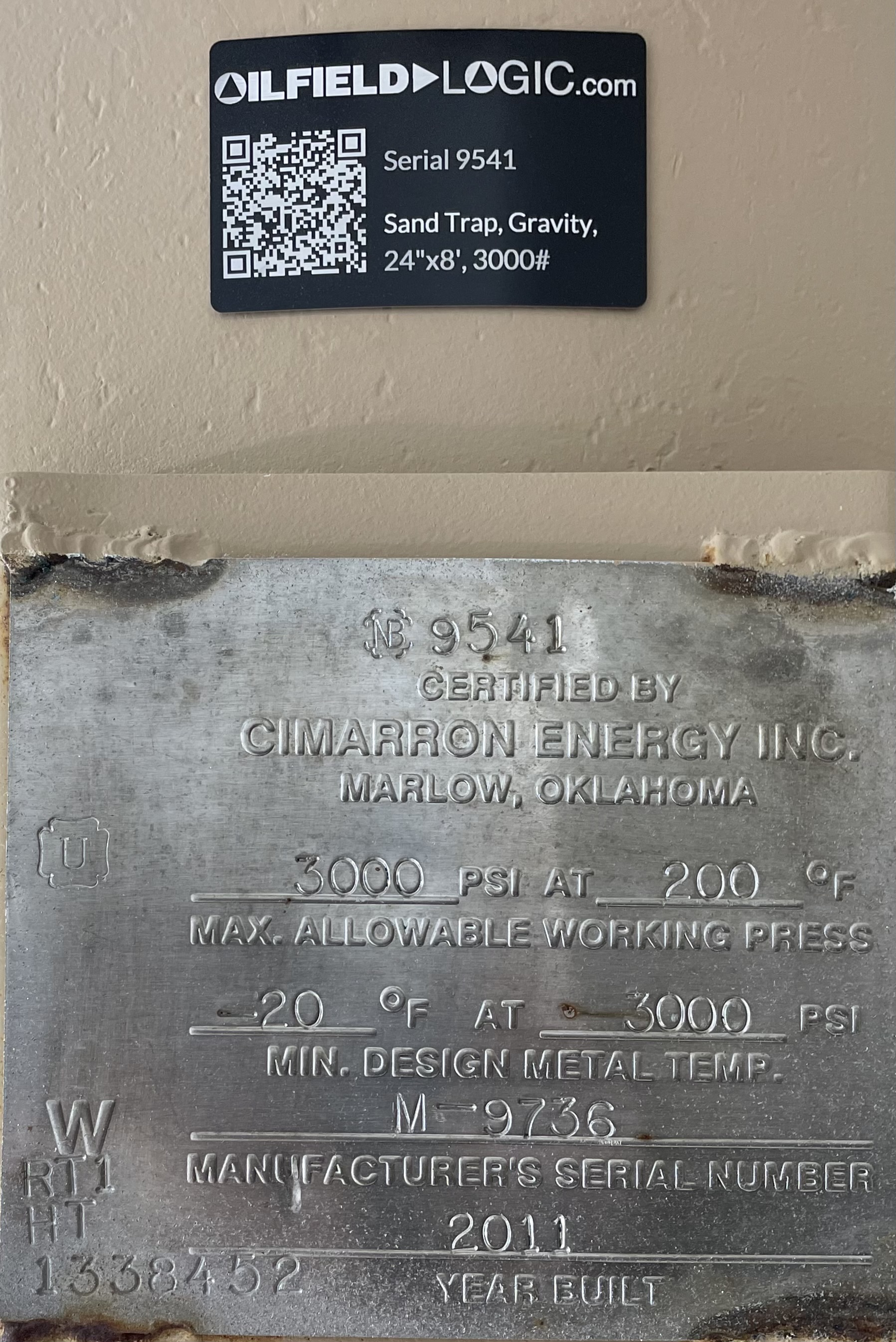 Used Sand Trap, Gravity, 24"x8', 3000#