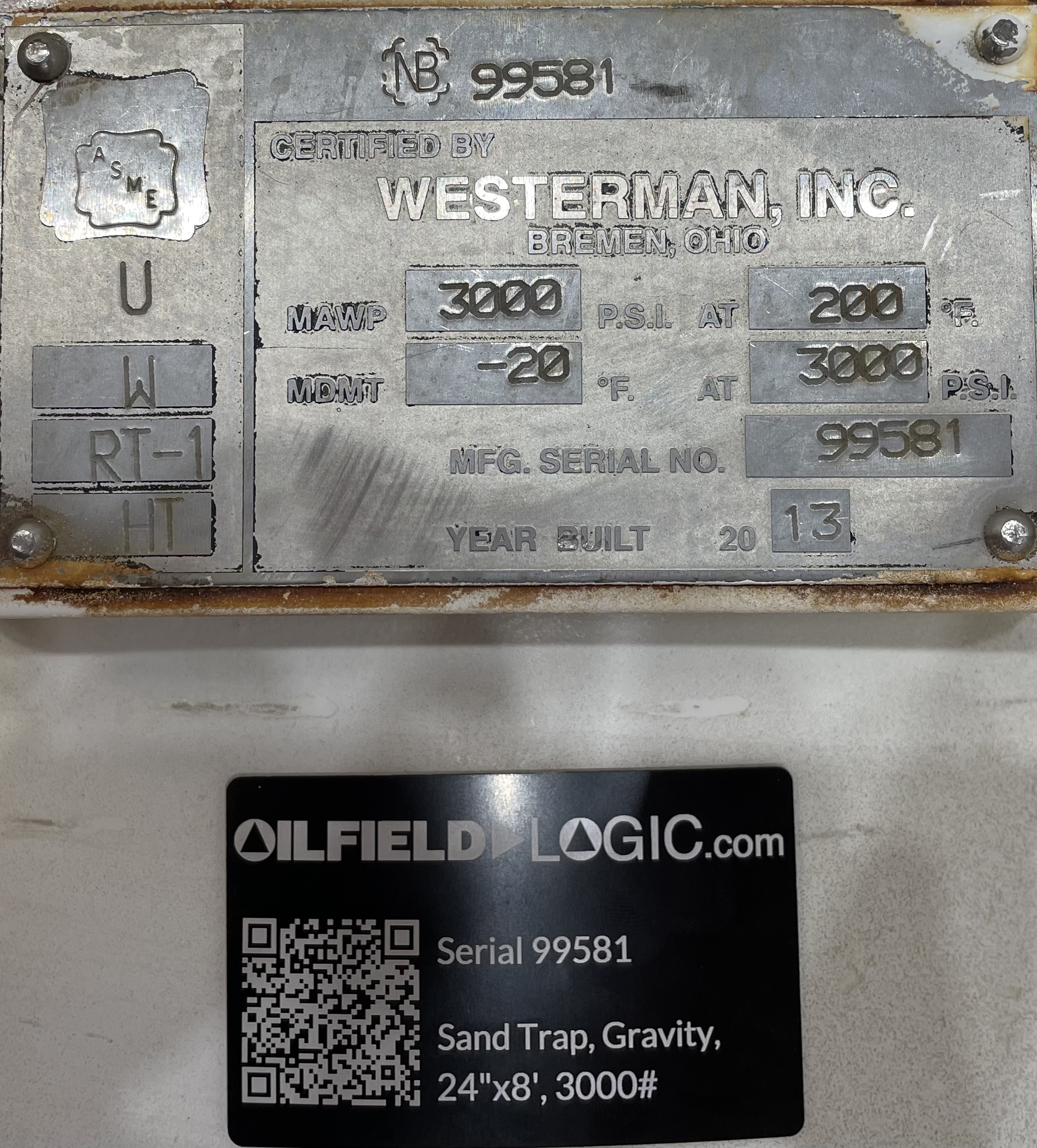 Used Sand Trap, Gravity, 24"x8', 3000#