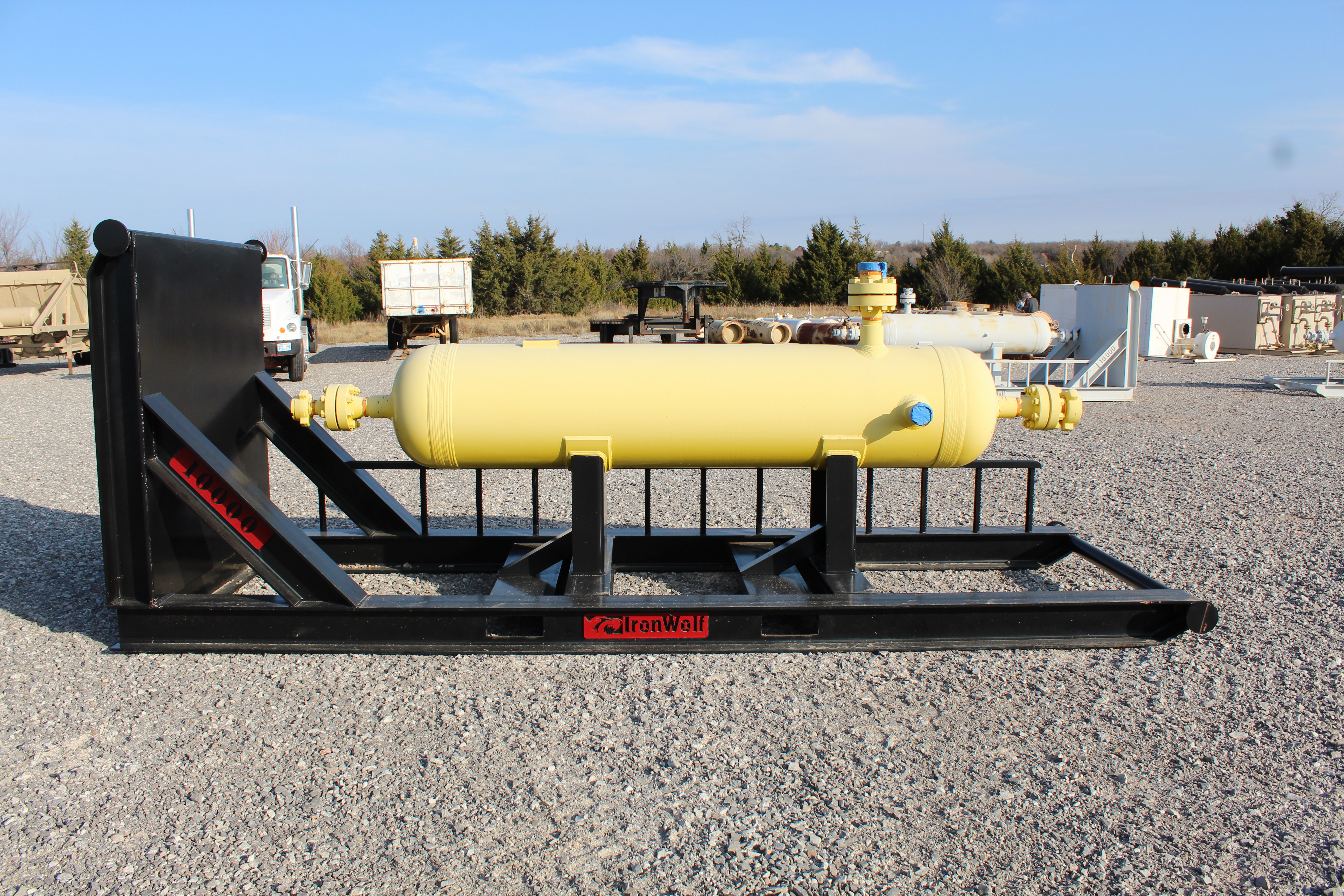 Used Sand Trap, Cyclonic, 24"x8', 10000#