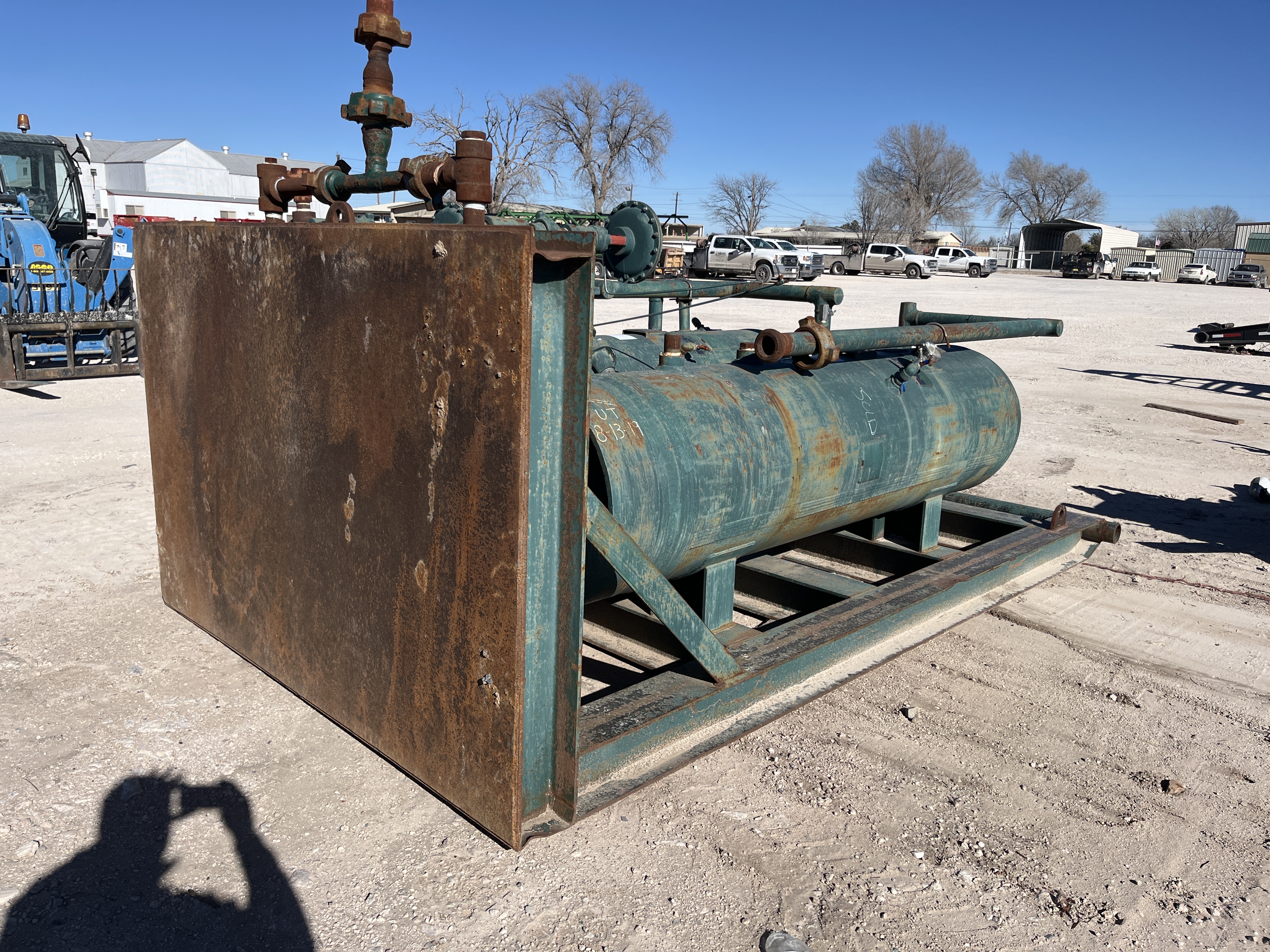 Used Sand Trap, Dual, Gravity, 30"x8', 3000#