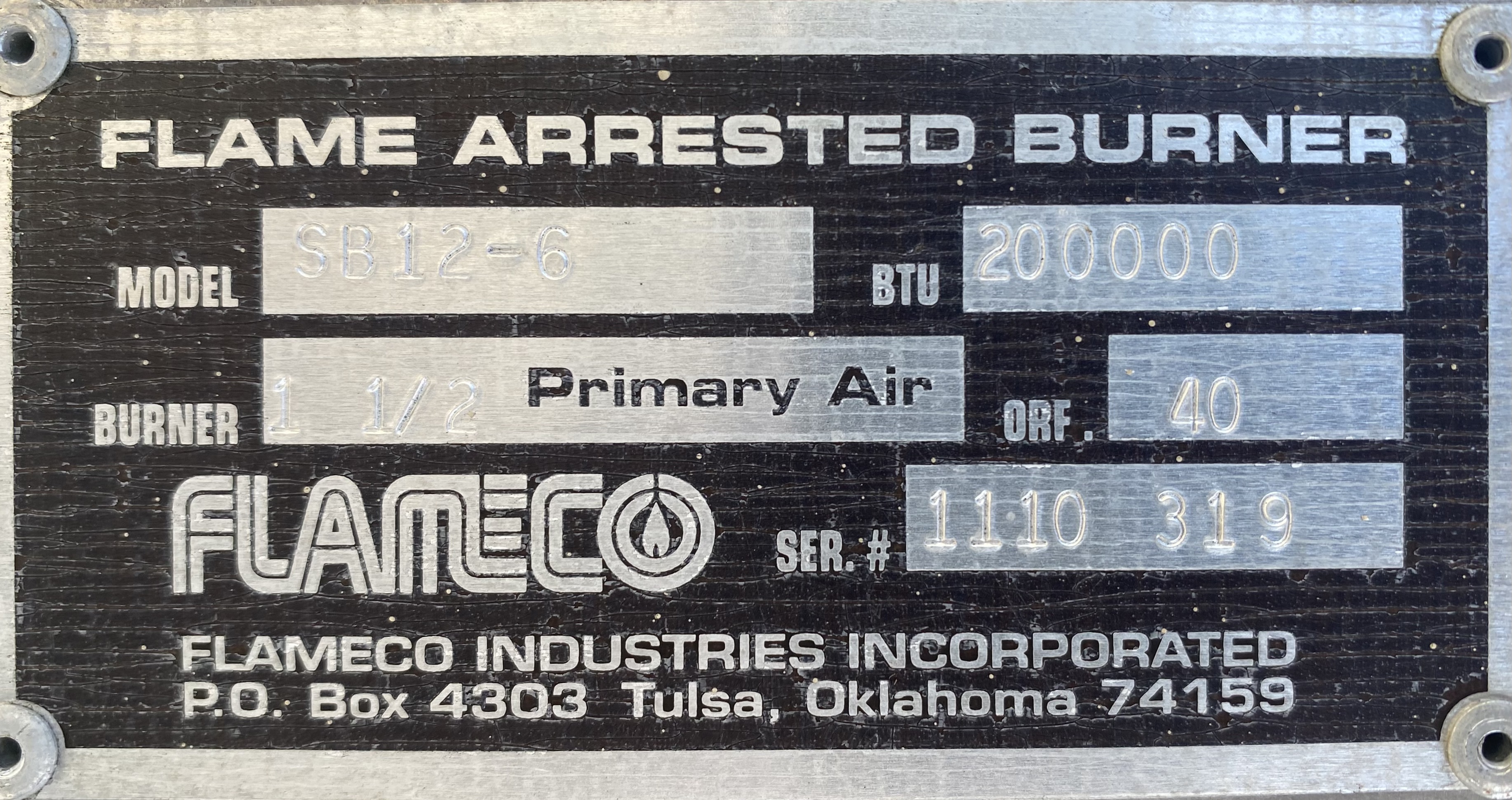 Used Dehy, 200 mbtu, 24" Tower