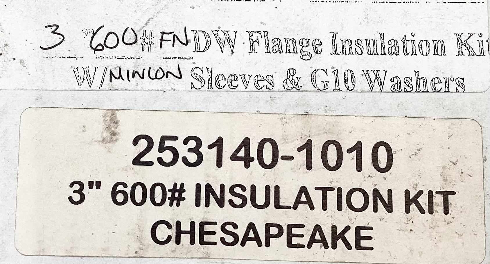 Insulation Kit, Flange, 3", RF, 600