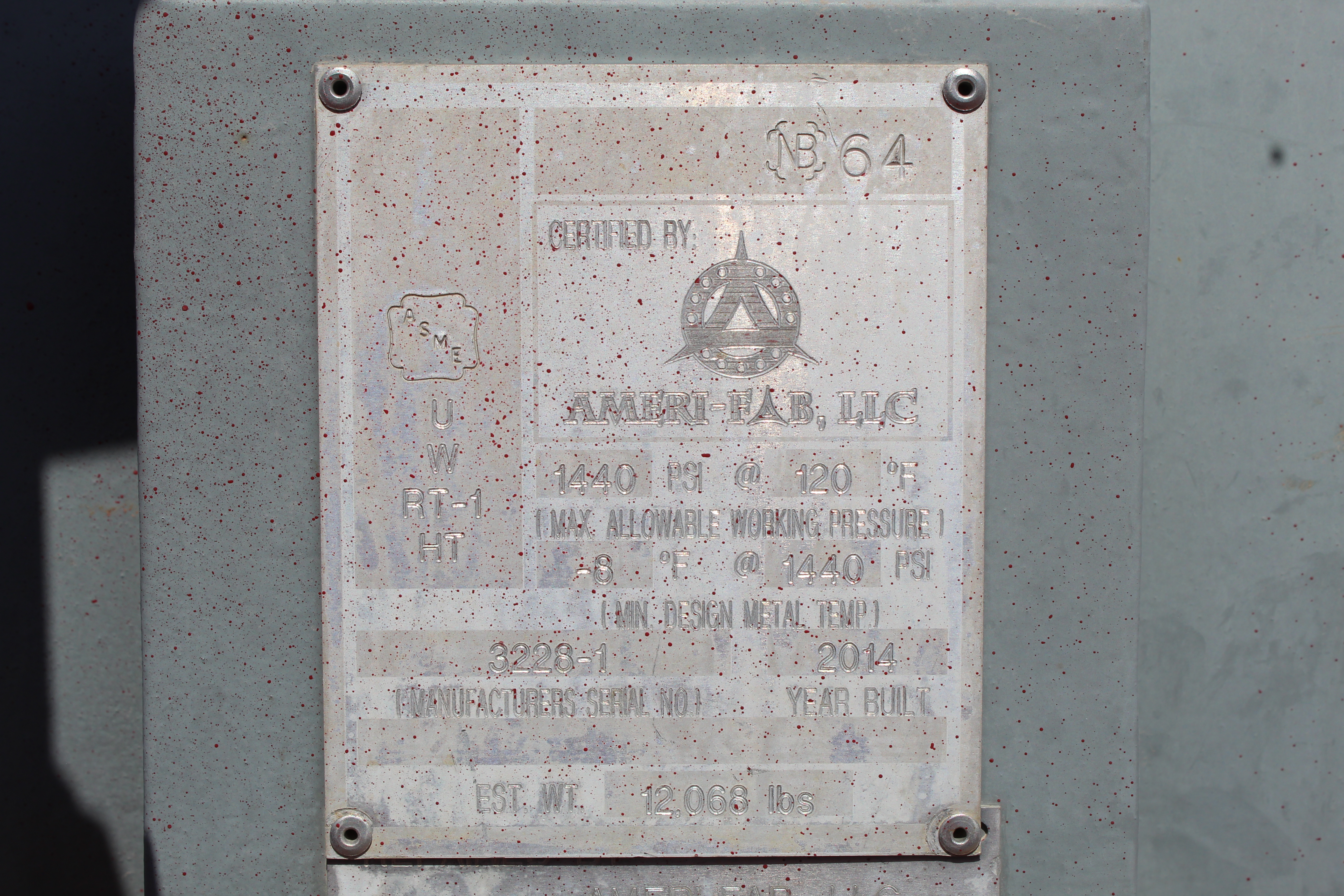 Used 2014 Ameri-Fab 48"x10', 1440#