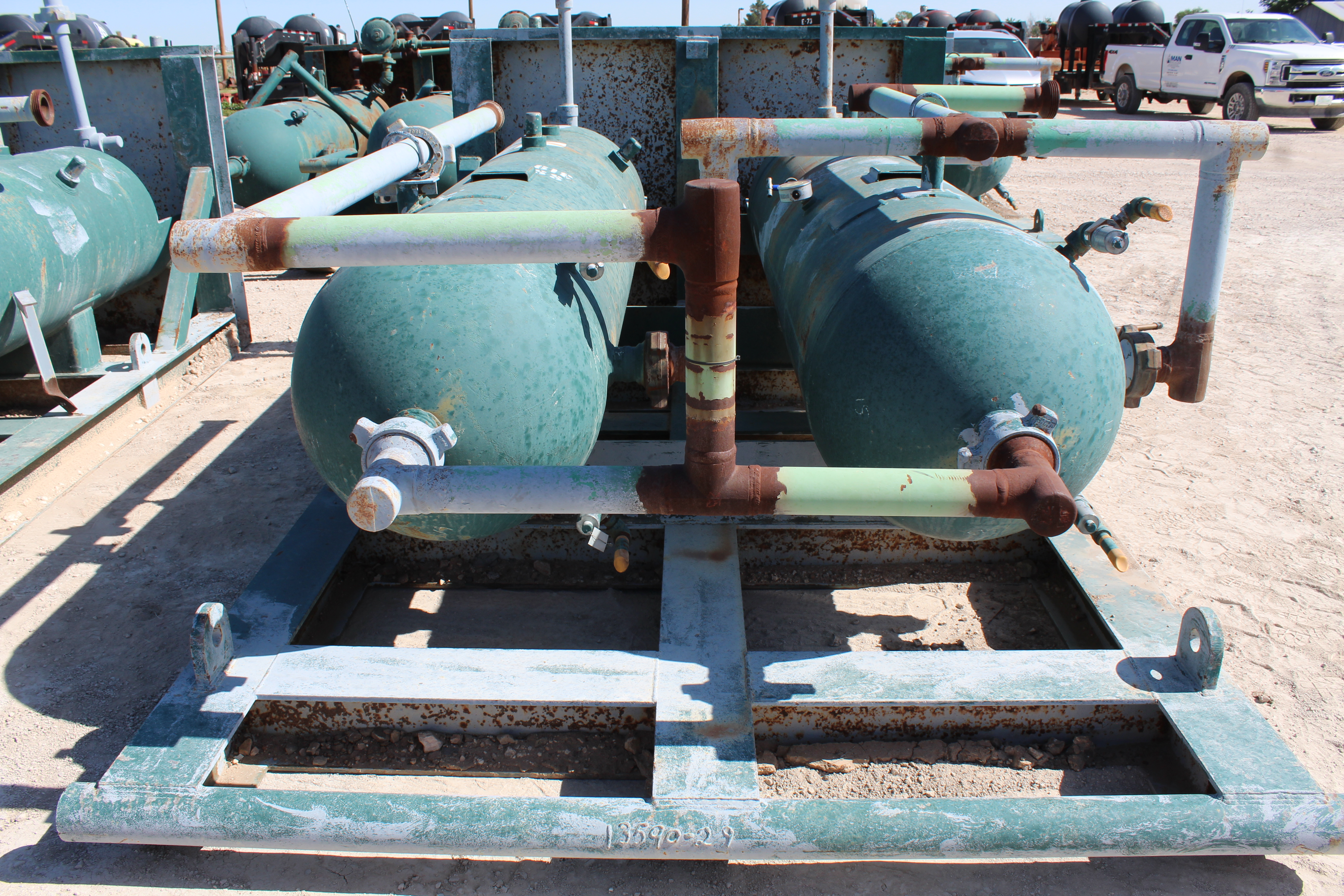 Used Sand Trap, Dual, Gravity, 30"x8', 3000#