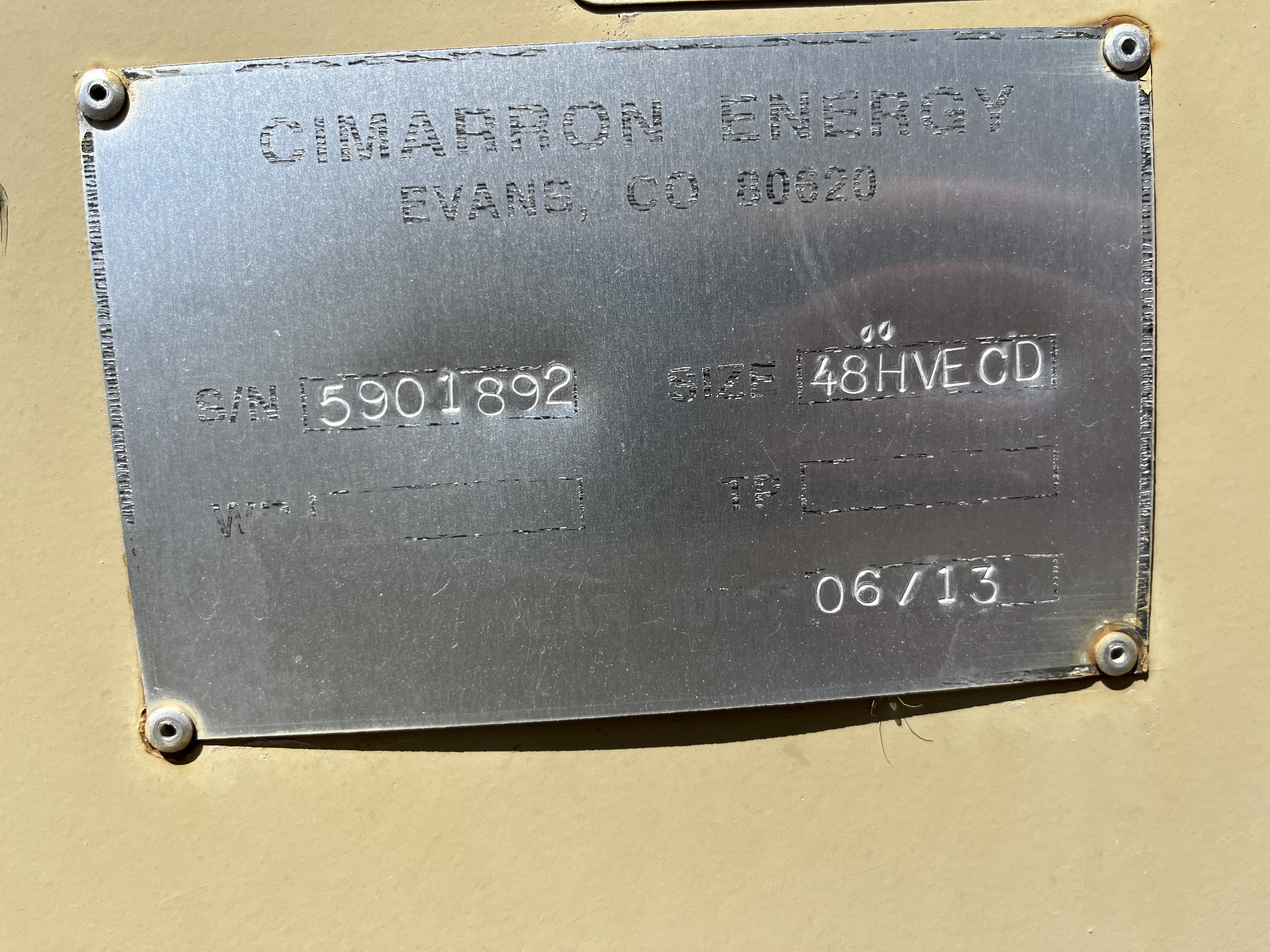Used Combustor, 48", 11.7 MMBtu/hr