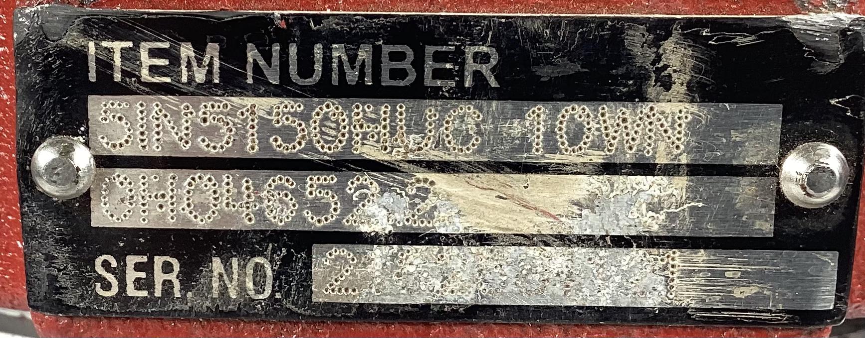 Closure, Hammer Union, 5" 1500#, WN, Kimray