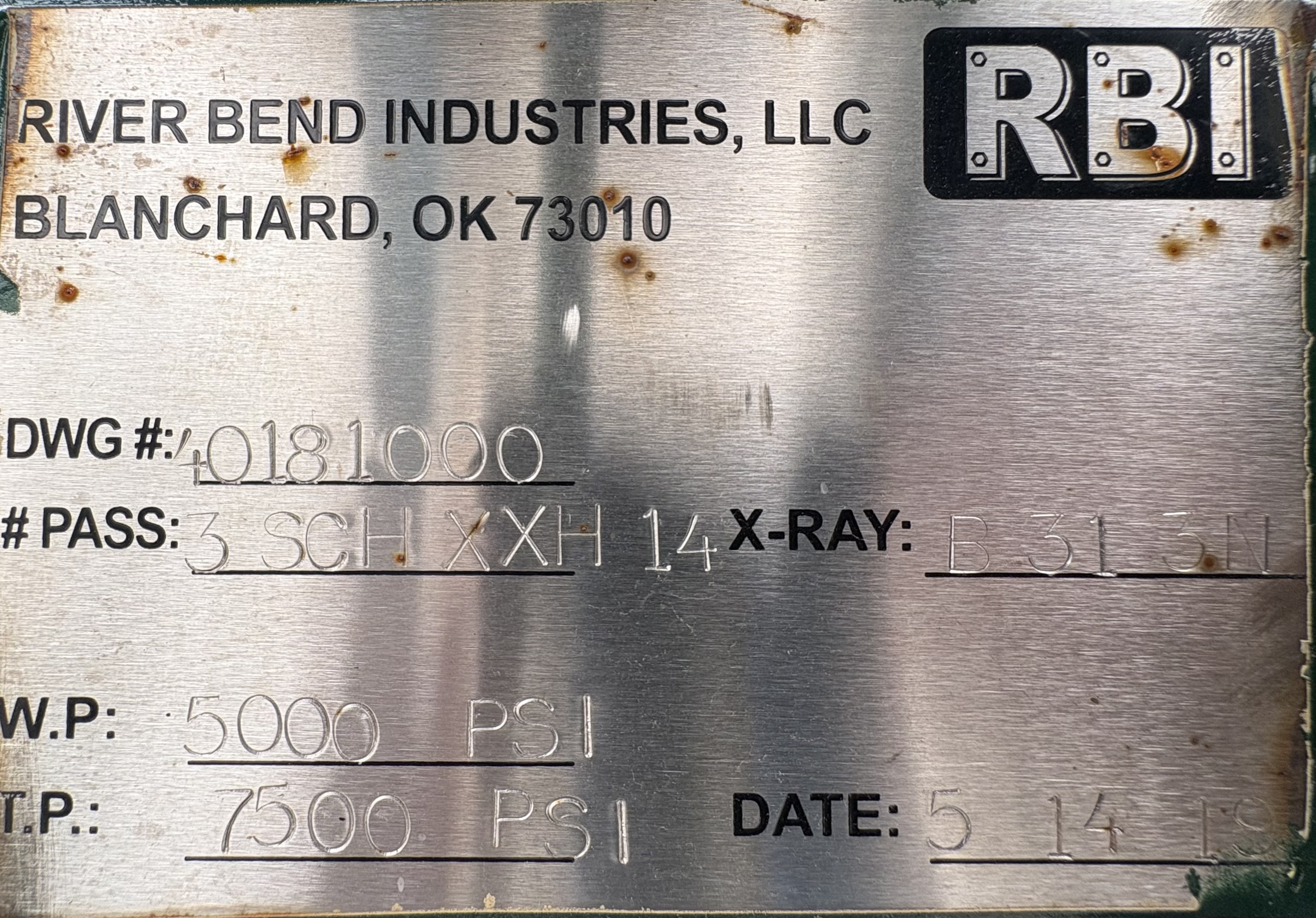 GPU, Single, 30"x8', 1440, 1.5 mmbtu