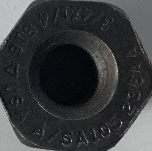 Bushing, Hex, THD, 3/4"x1/4", MNPT/FNPT, 6M, SA105