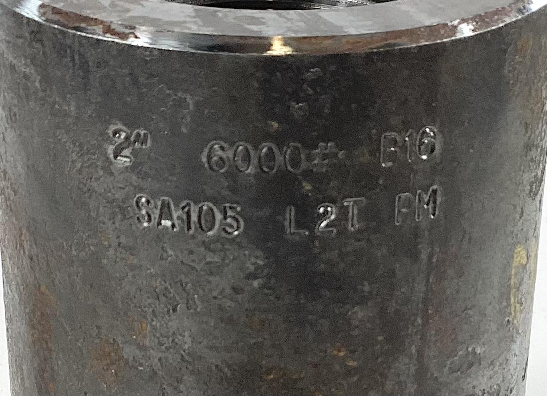 Coupling, W/THD, 2"x6", 6M, SA105