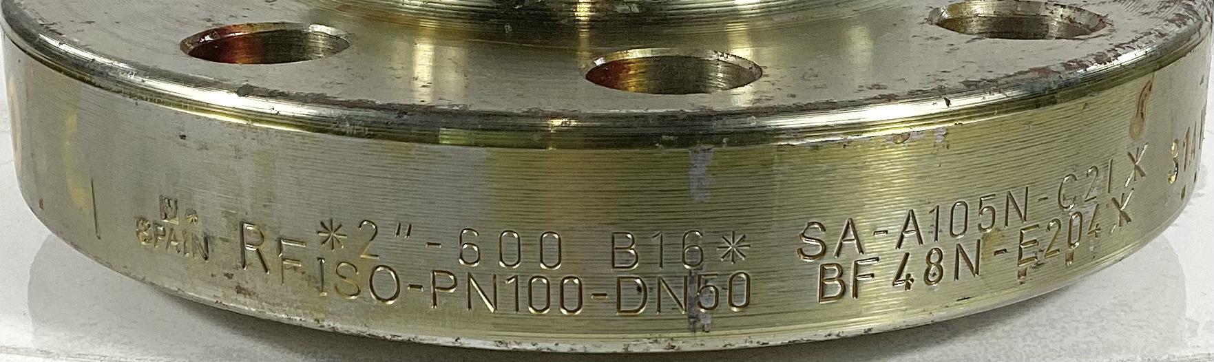 Flange, THD, 2"x2", RF, 600