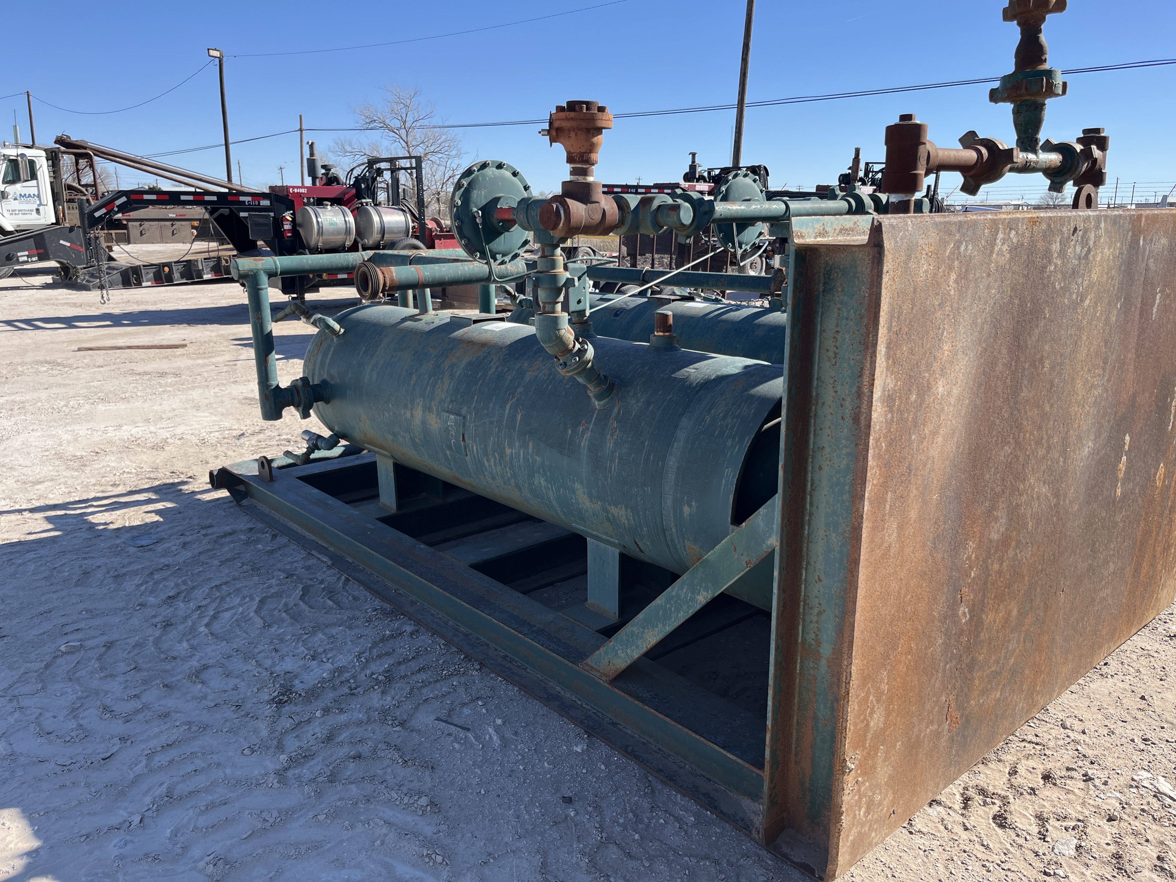 Used Sand Trap, Dual, Gravity, 30"x8', 3000#