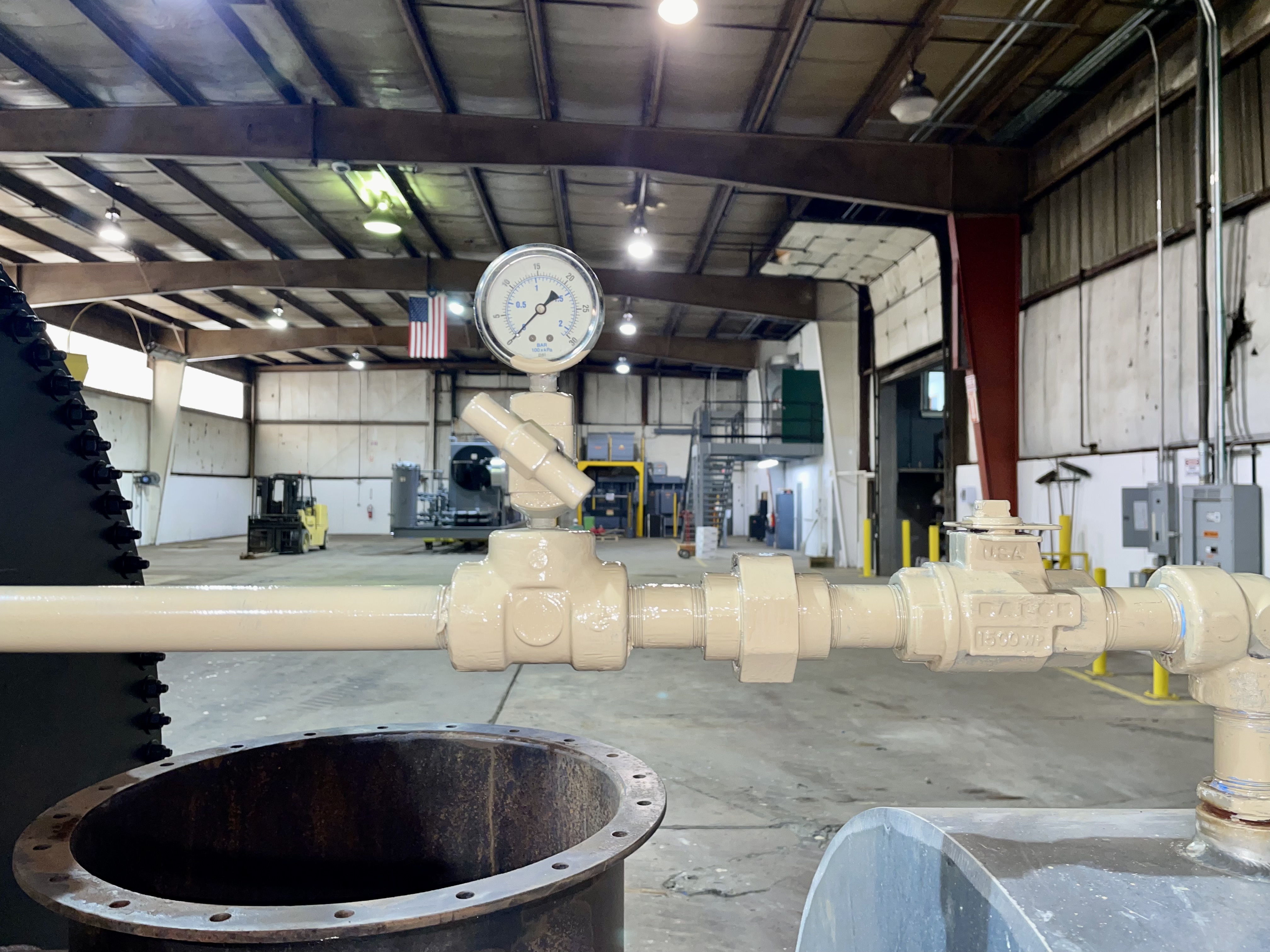 Used Line Heater, 2.5 mmbtu, 4", 5000#